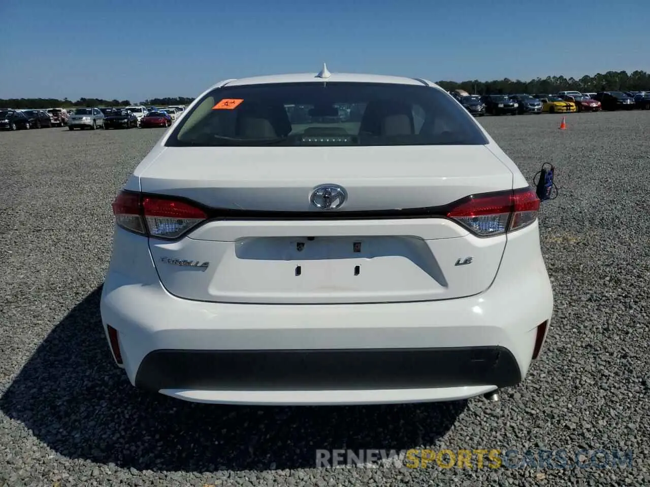 6 Photograph of a damaged car JTDEPRAE6LJ109951 TOYOTA COROLLA 2020