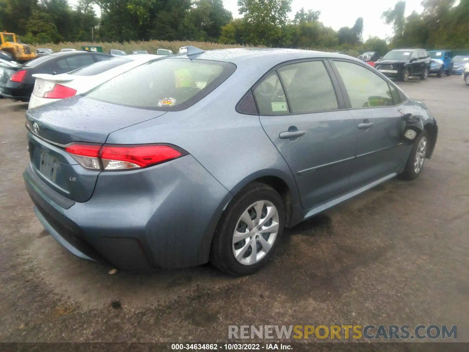 4 Photograph of a damaged car JTDEPRAE6LJ109965 TOYOTA COROLLA 2020