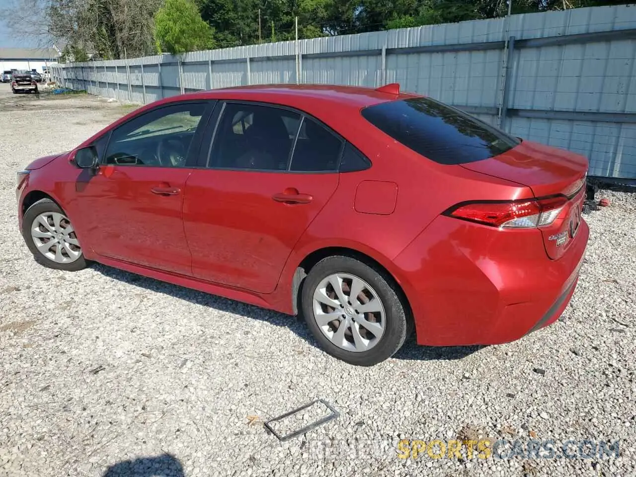 2 Photograph of a damaged car JTDEPRAE6LJ110923 TOYOTA COROLLA 2020