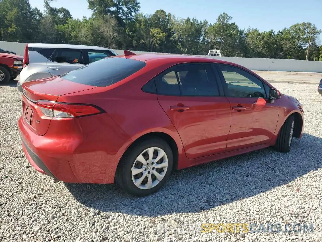 3 Photograph of a damaged car JTDEPRAE6LJ110923 TOYOTA COROLLA 2020