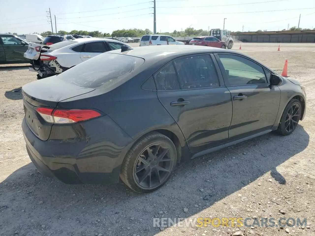 3 Photograph of a damaged car JTDEPRAE6LJ111263 TOYOTA COROLLA 2020
