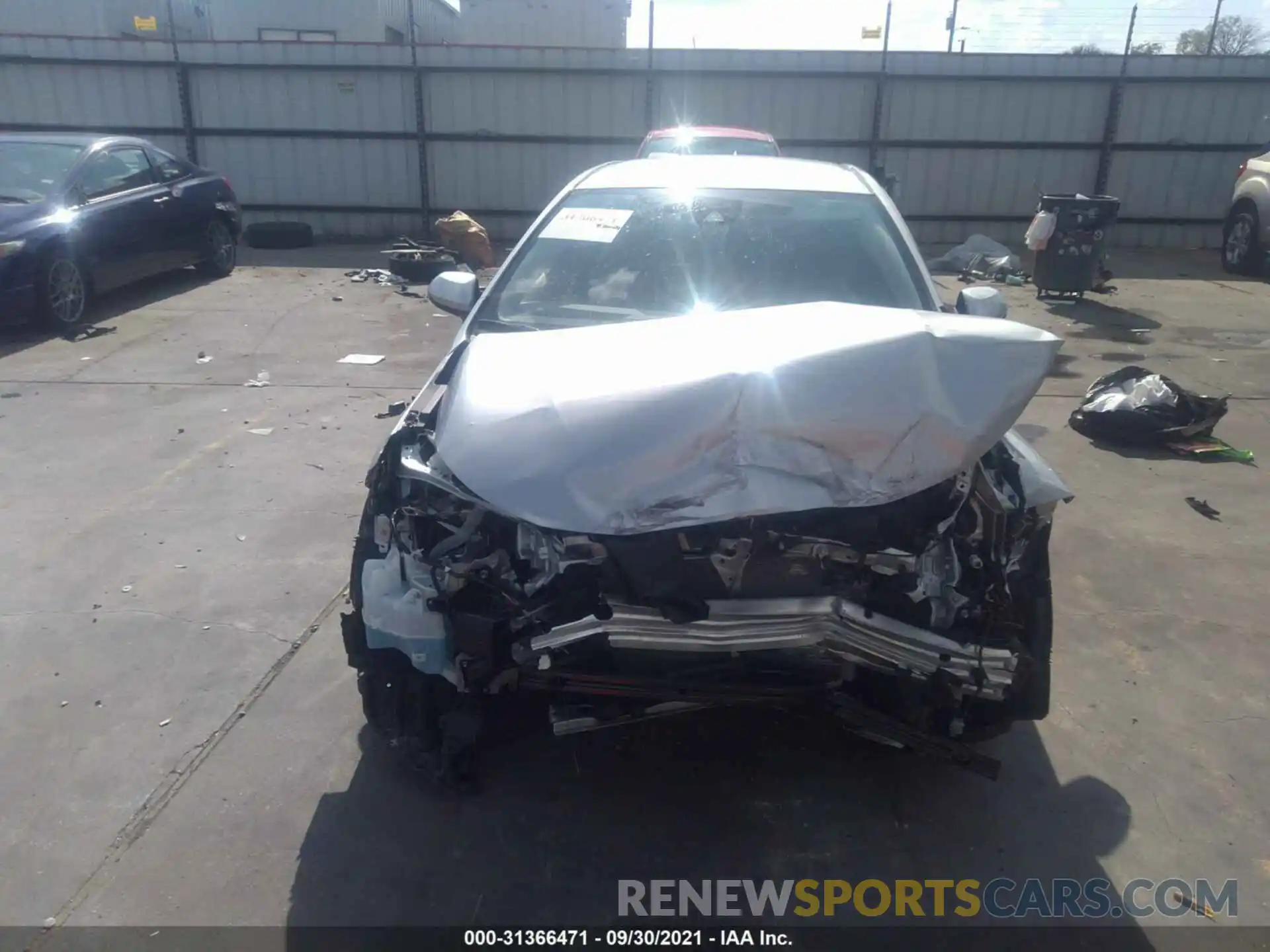 6 Photograph of a damaged car JTDEPRAE6LJ112848 TOYOTA COROLLA 2020