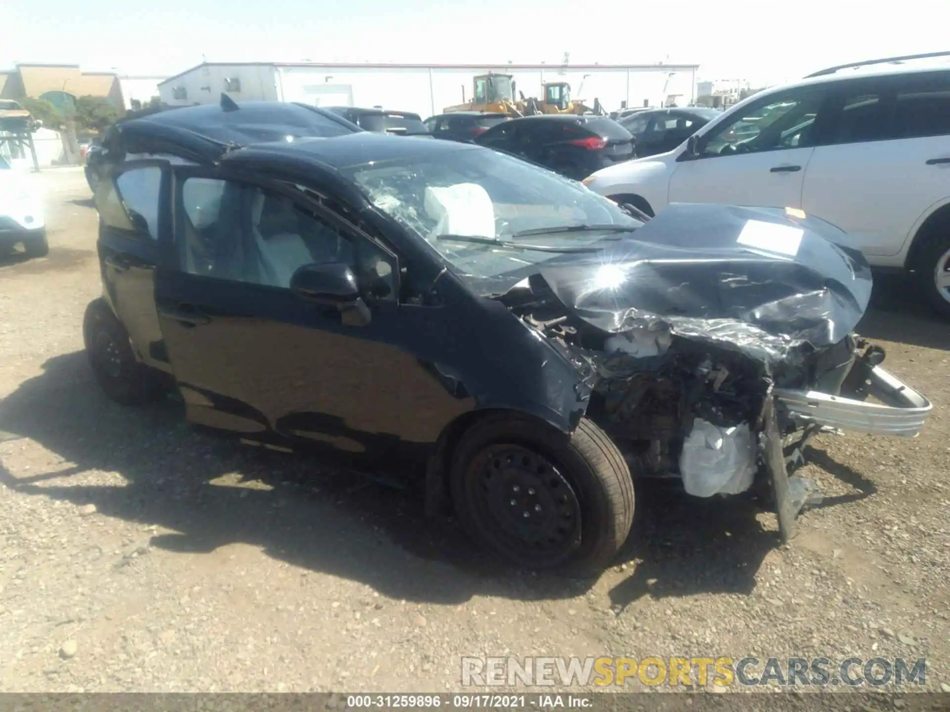 1 Photograph of a damaged car JTDEPRAE6LJ114759 TOYOTA COROLLA 2020