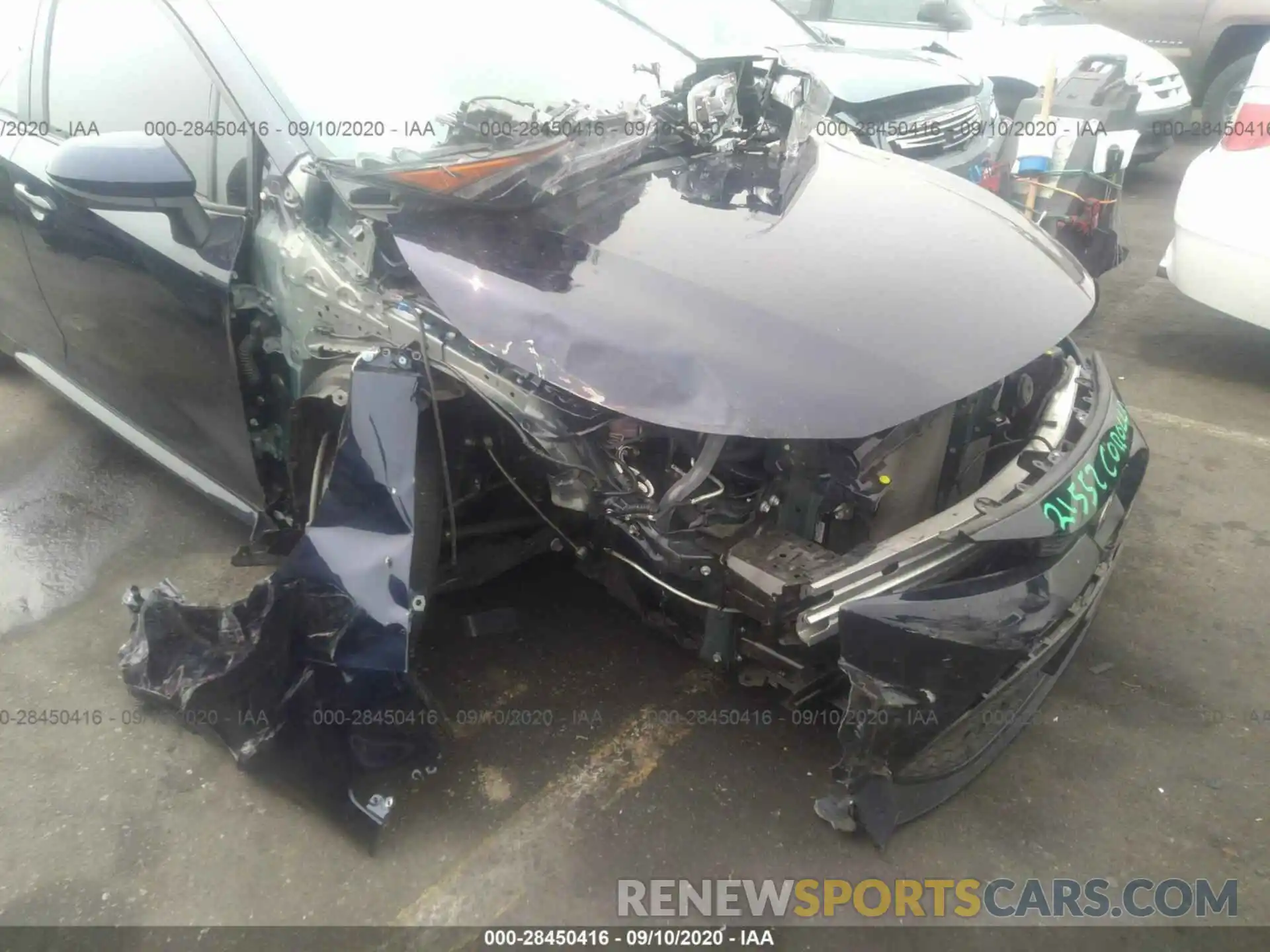 6 Photograph of a damaged car JTDEPRAE6LJ116365 TOYOTA COROLLA 2020