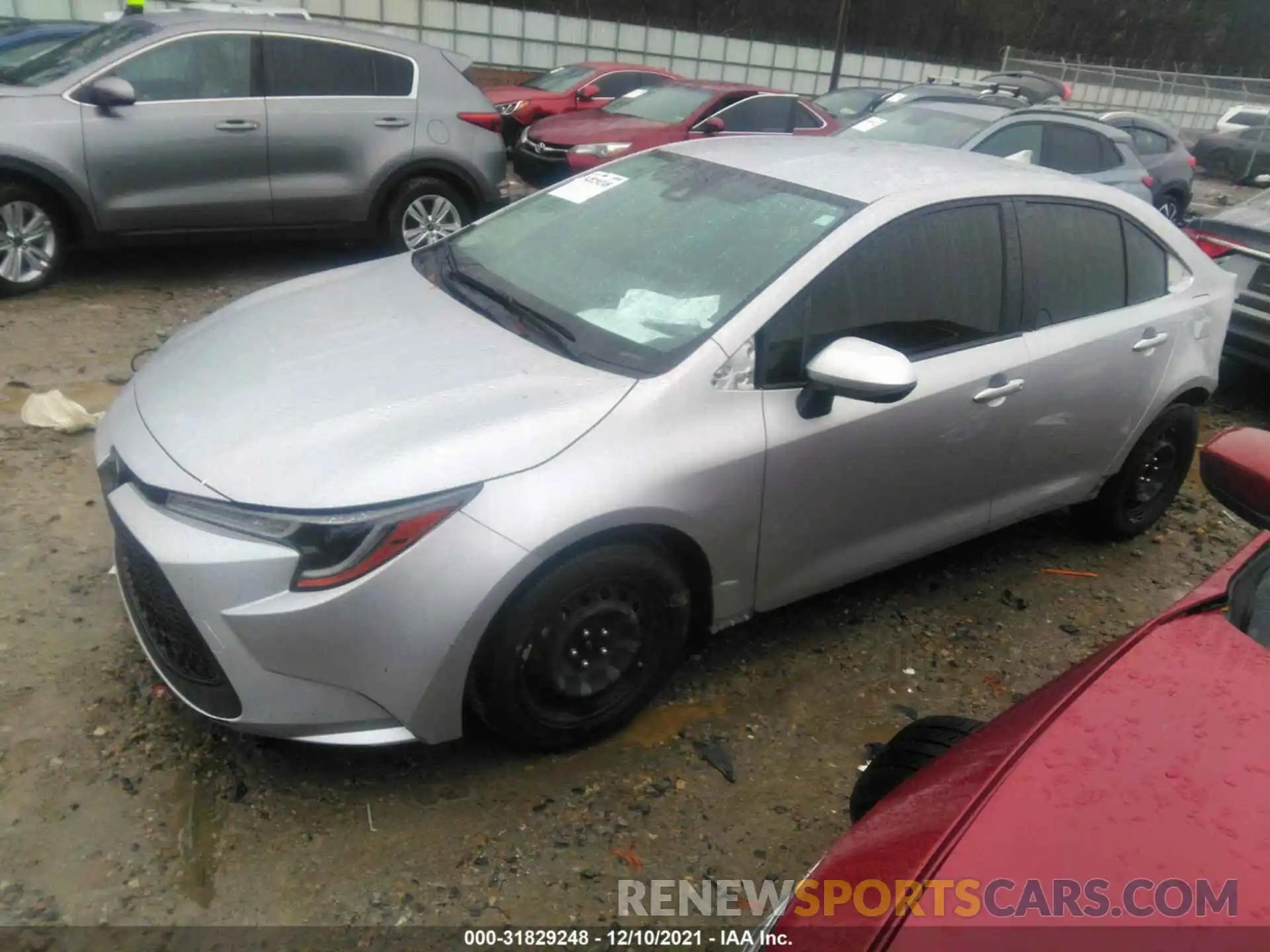 2 Photograph of a damaged car JTDEPRAE6LJ116740 TOYOTA COROLLA 2020