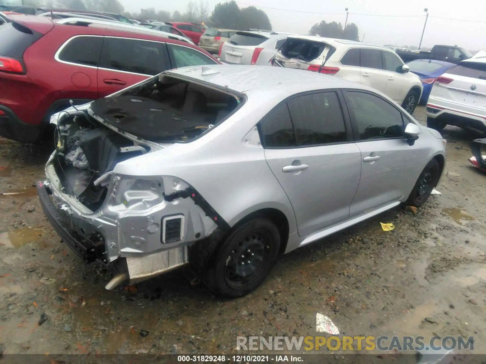 4 Photograph of a damaged car JTDEPRAE6LJ116740 TOYOTA COROLLA 2020