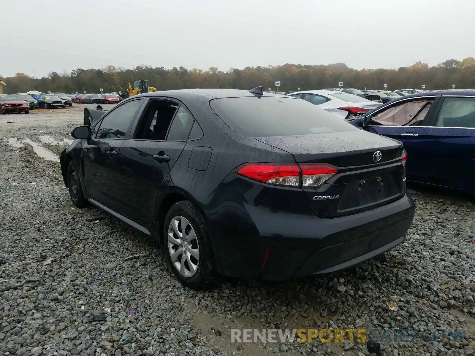 3 Photograph of a damaged car JTDEPRAE7LJ000463 TOYOTA COROLLA 2020