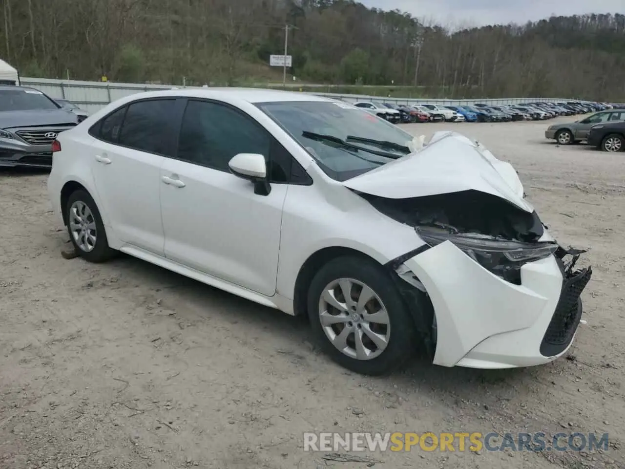 4 Photograph of a damaged car JTDEPRAE7LJ000995 TOYOTA COROLLA 2020