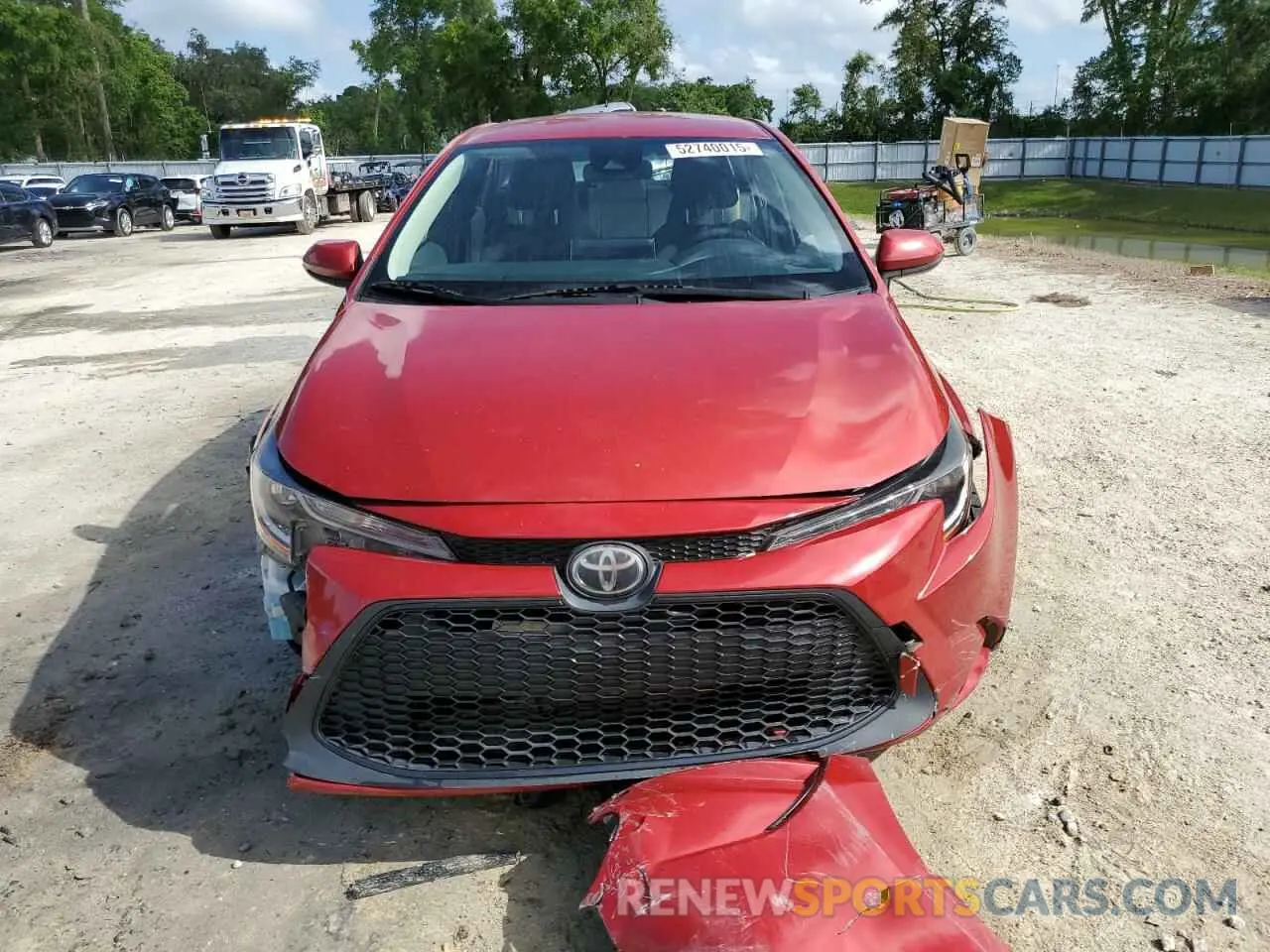 5 Photograph of a damaged car JTDEPRAE7LJ004528 TOYOTA COROLLA 2020