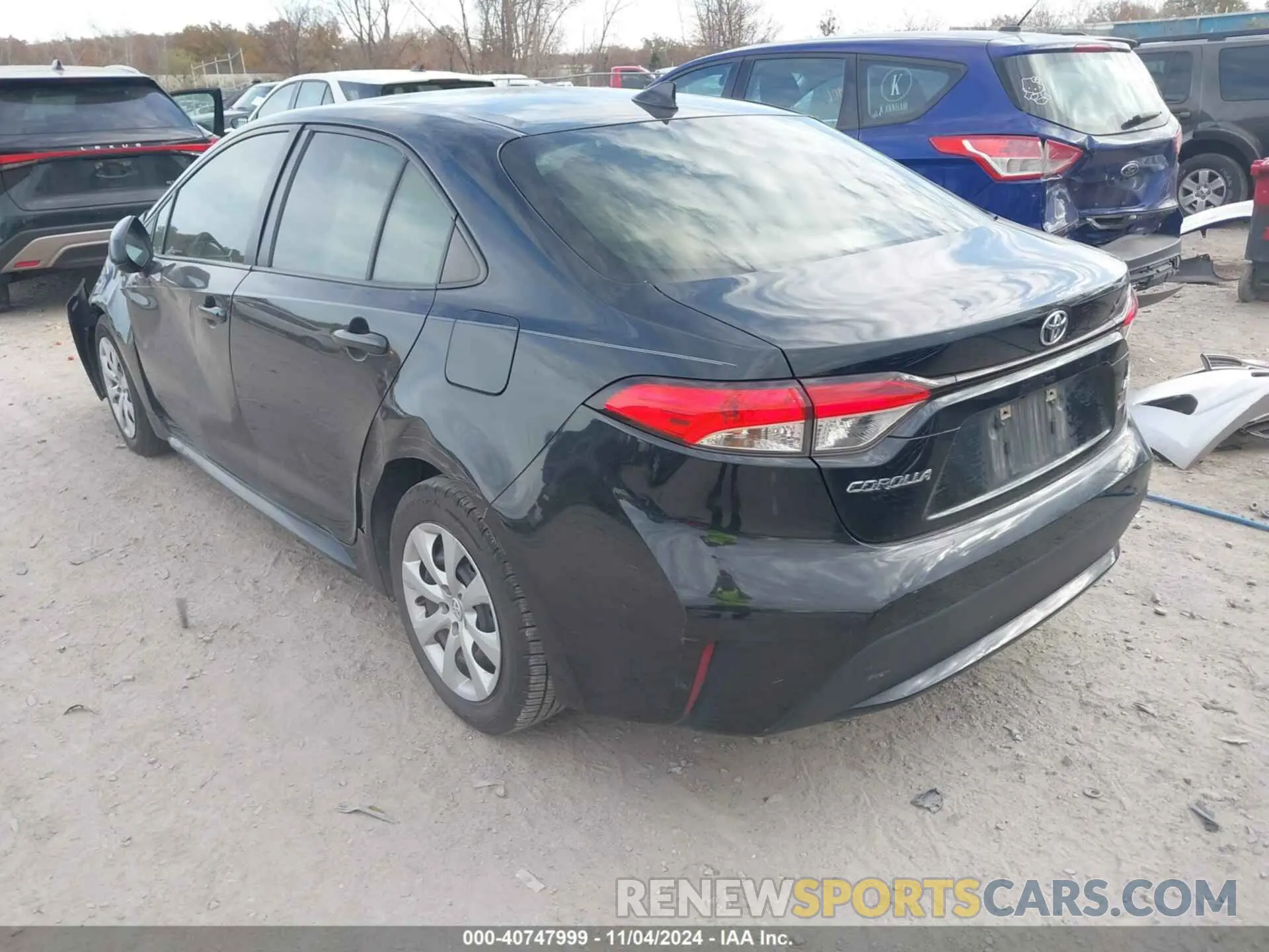 3 Photograph of a damaged car JTDEPRAE7LJ006182 TOYOTA COROLLA 2020