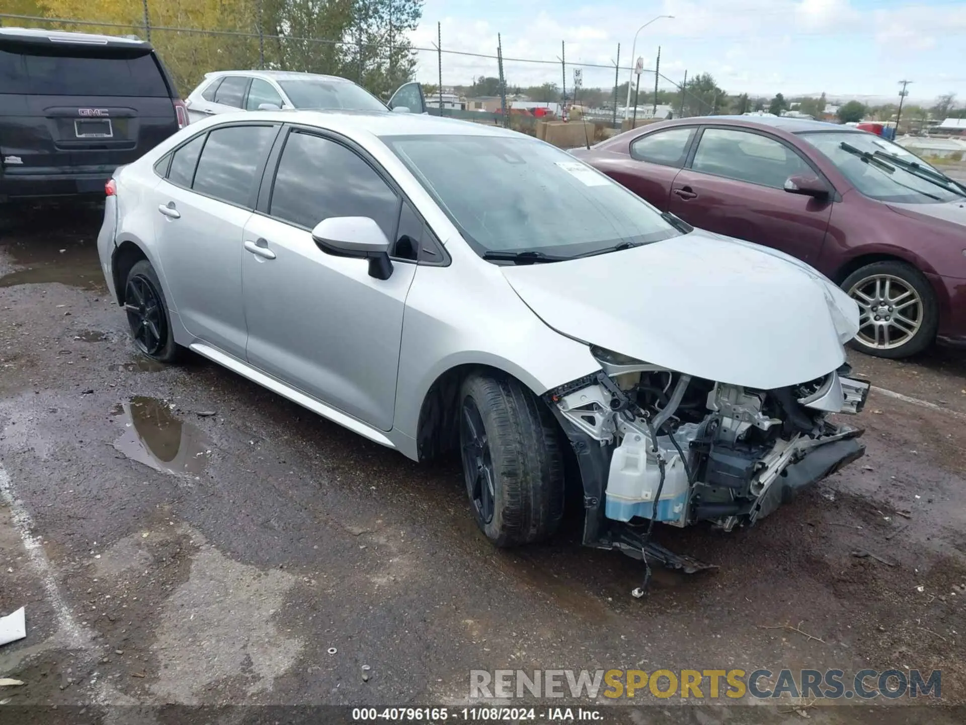 1 Photograph of a damaged car JTDEPRAE7LJ006263 TOYOTA COROLLA 2020