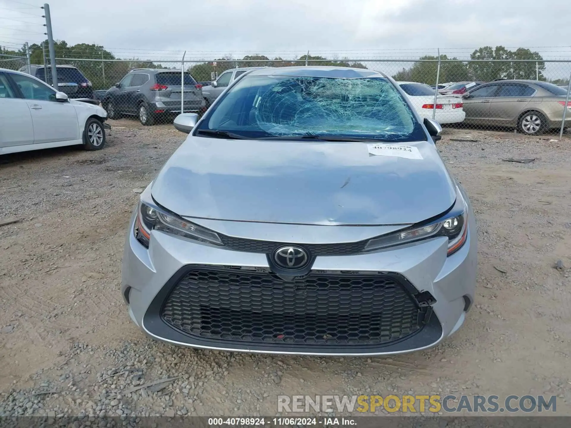 12 Photograph of a damaged car JTDEPRAE7LJ010538 TOYOTA COROLLA 2020