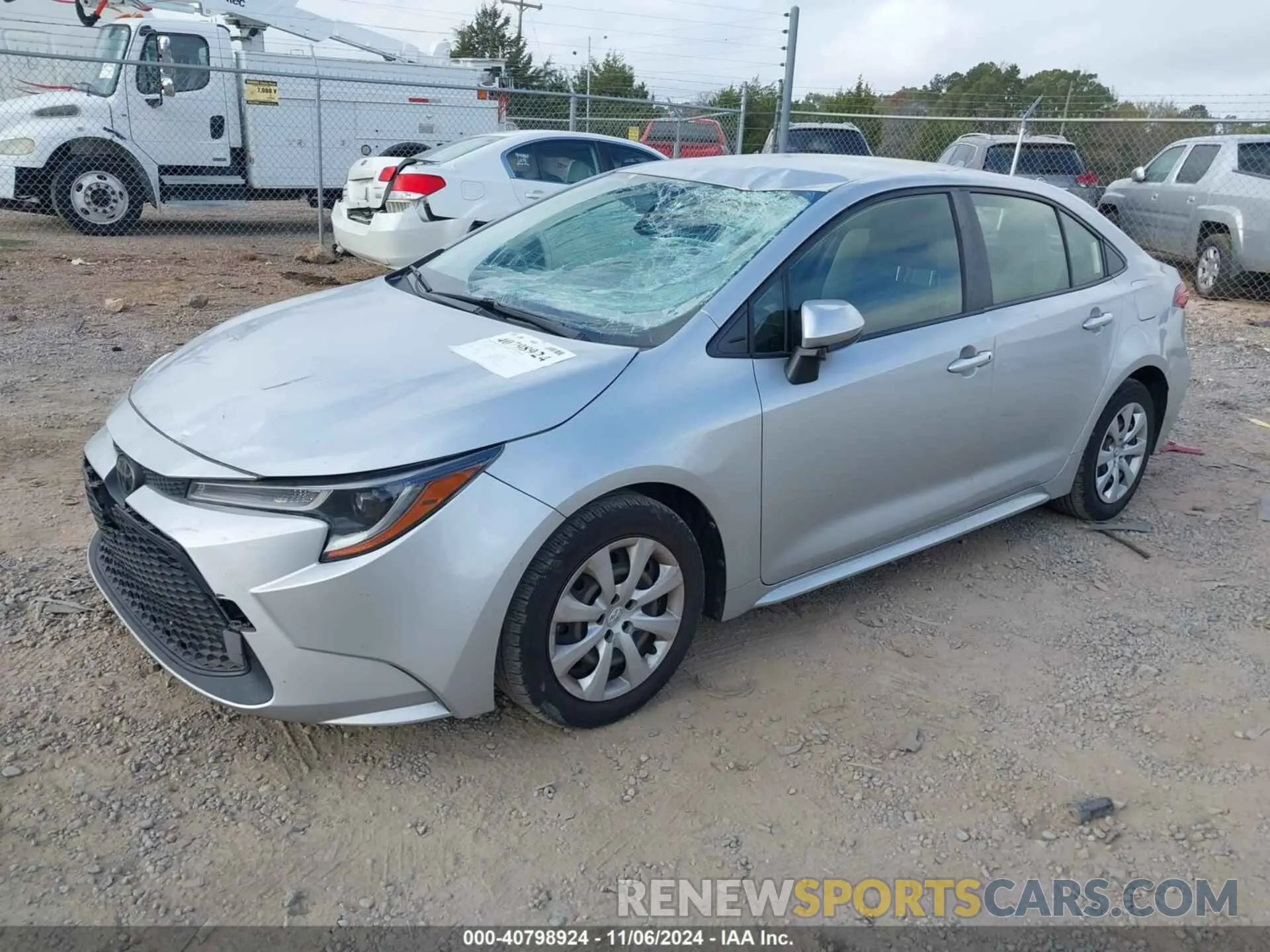 2 Photograph of a damaged car JTDEPRAE7LJ010538 TOYOTA COROLLA 2020