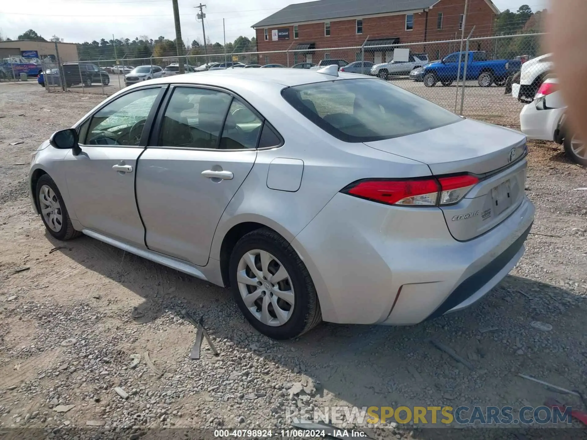 3 Photograph of a damaged car JTDEPRAE7LJ010538 TOYOTA COROLLA 2020