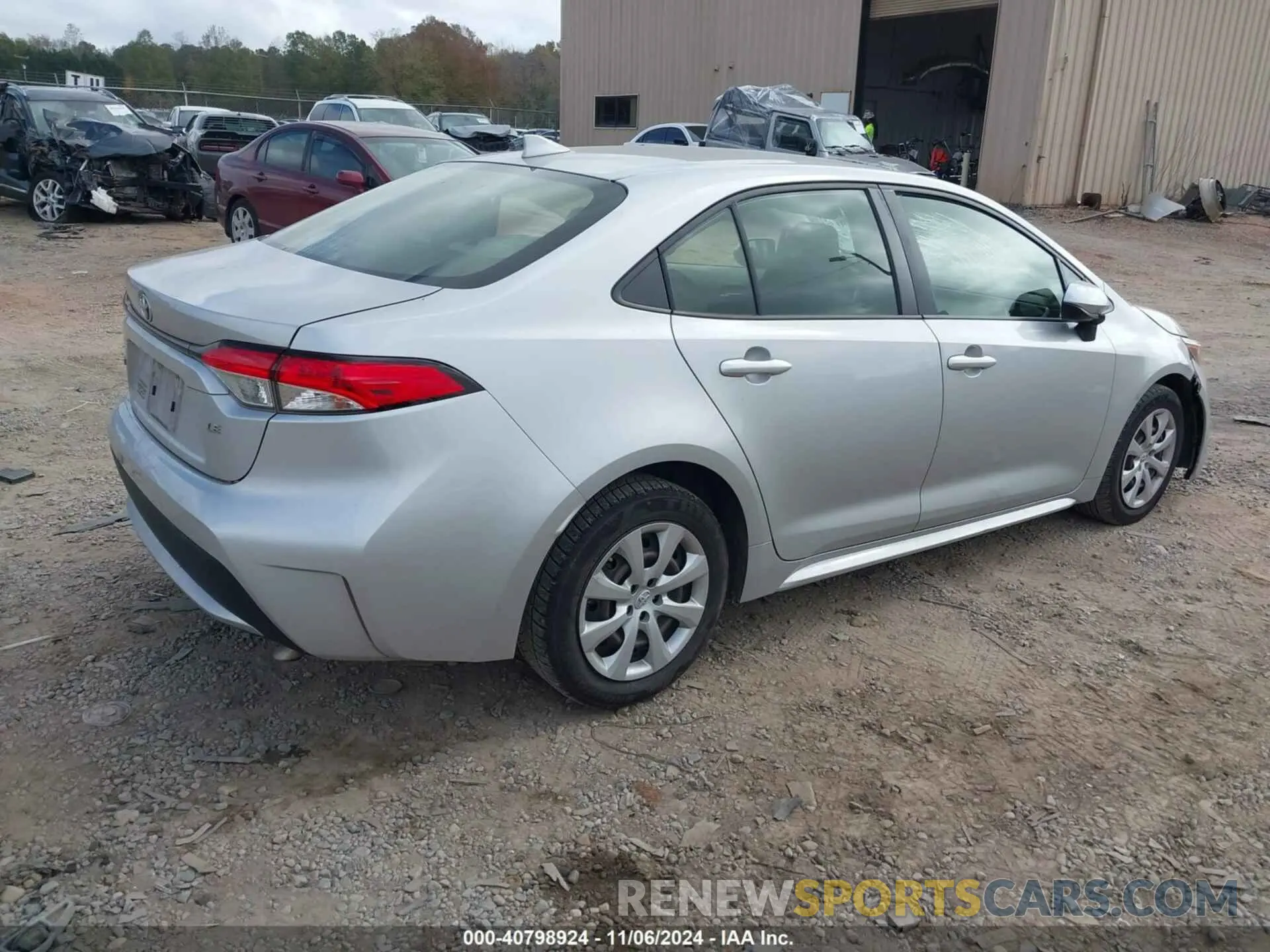 4 Photograph of a damaged car JTDEPRAE7LJ010538 TOYOTA COROLLA 2020