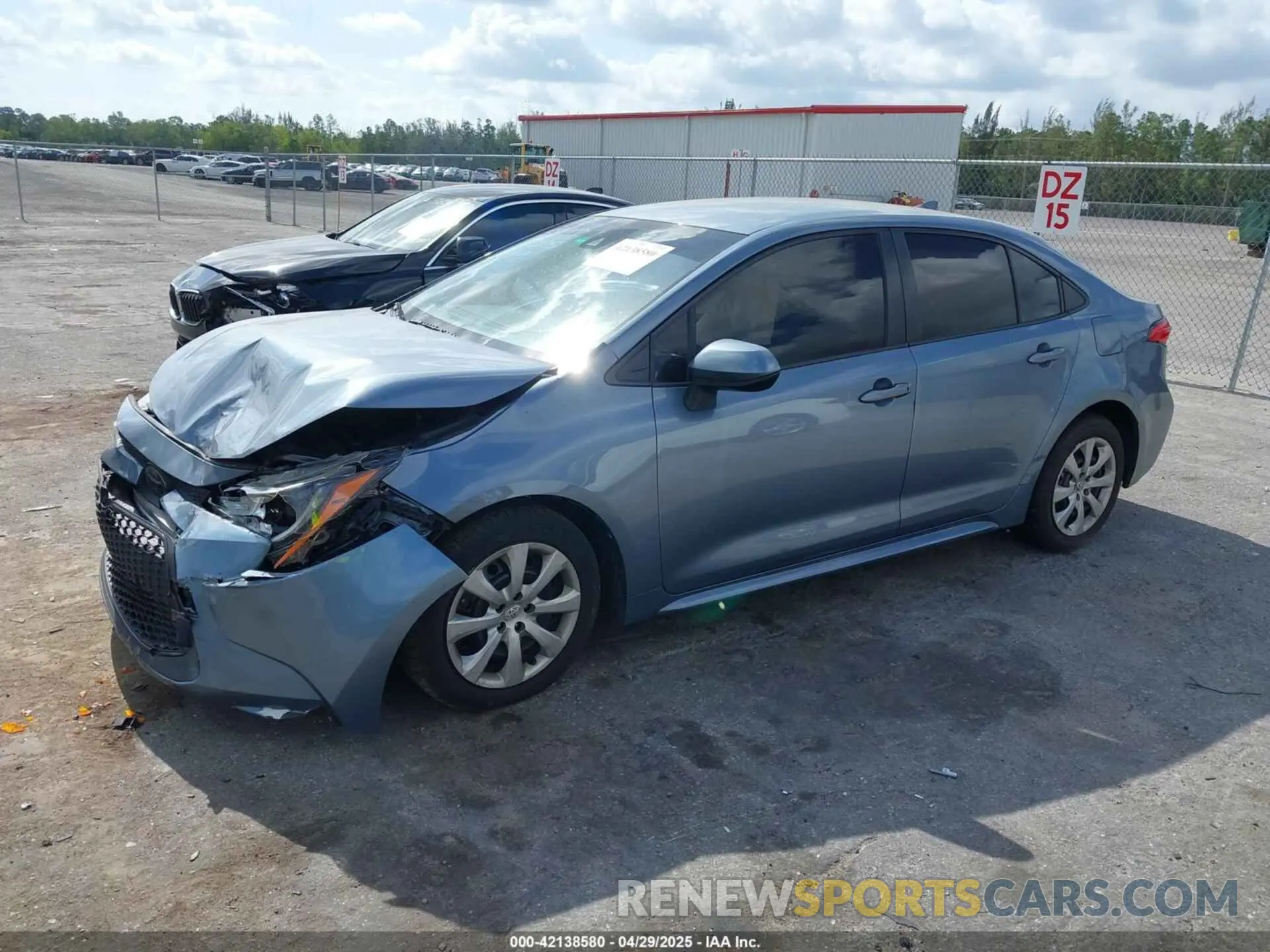 2 Photograph of a damaged car JTDEPRAE7LJ017716 TOYOTA COROLLA 2020