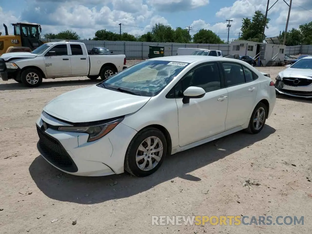 1 Photograph of a damaged car JTDEPRAE7LJ019031 TOYOTA COROLLA 2020