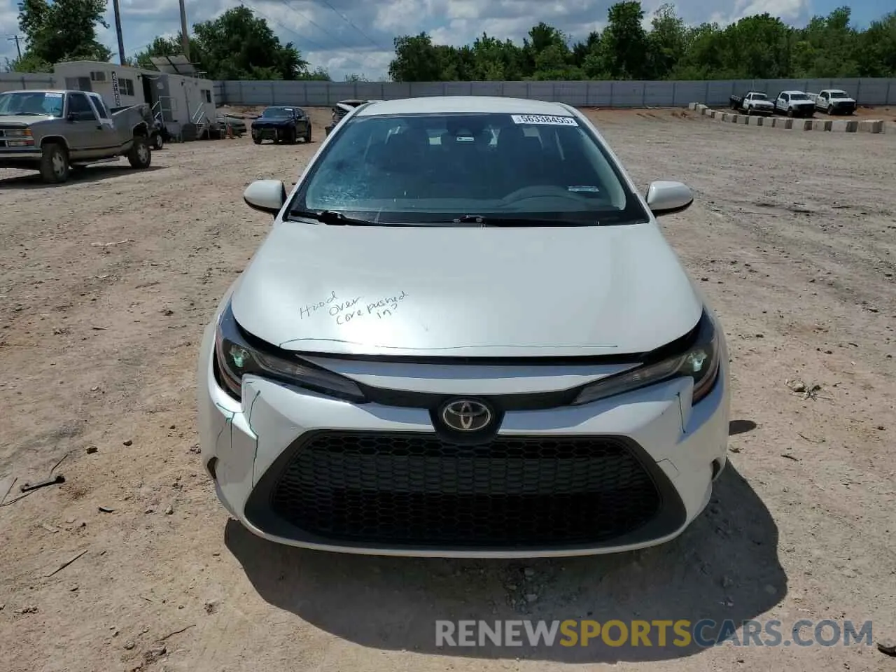 5 Photograph of a damaged car JTDEPRAE7LJ019031 TOYOTA COROLLA 2020