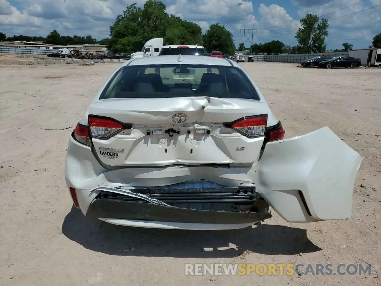 6 Photograph of a damaged car JTDEPRAE7LJ019031 TOYOTA COROLLA 2020