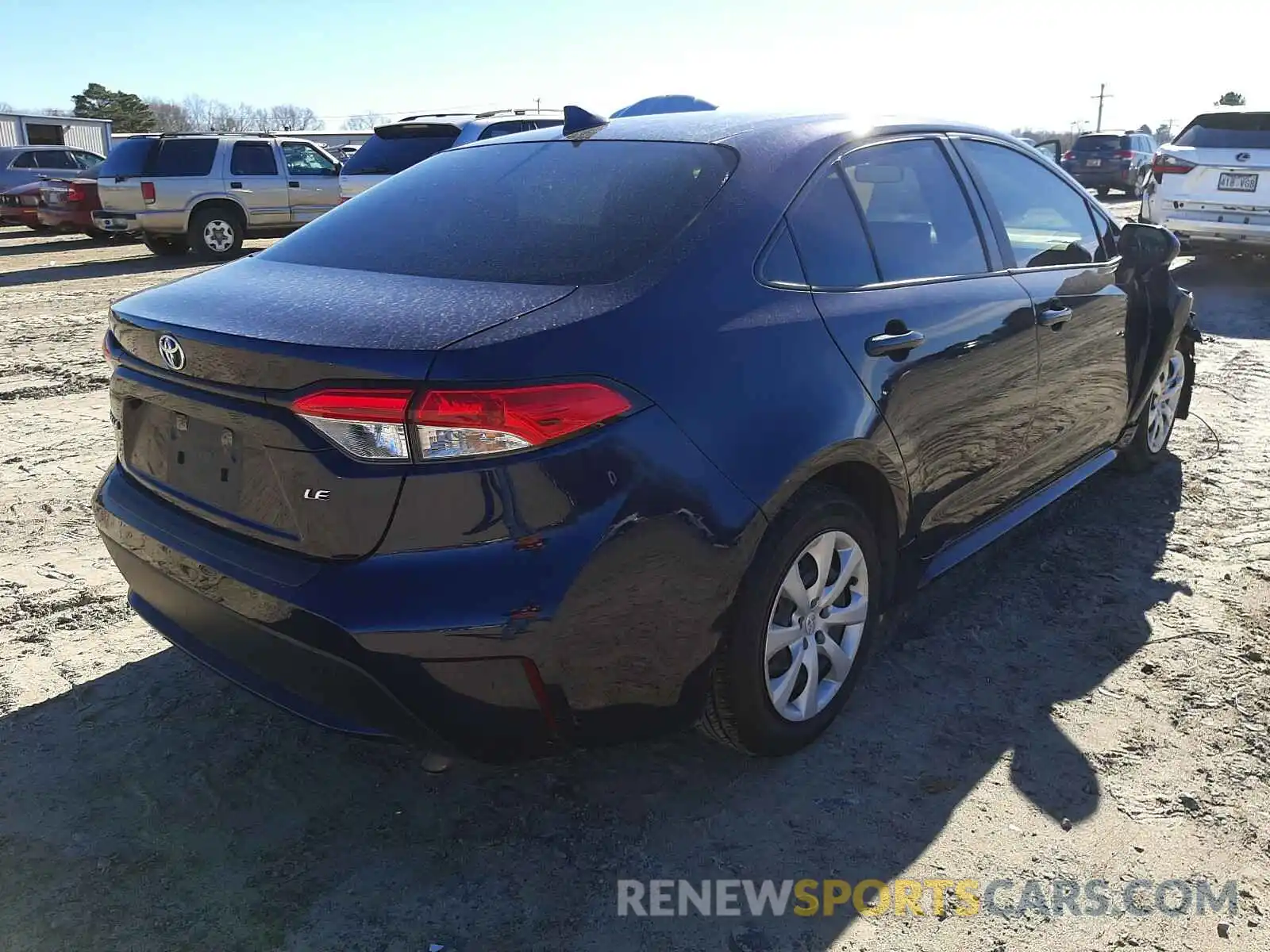 4 Photograph of a damaged car JTDEPRAE7LJ019160 TOYOTA COROLLA 2020