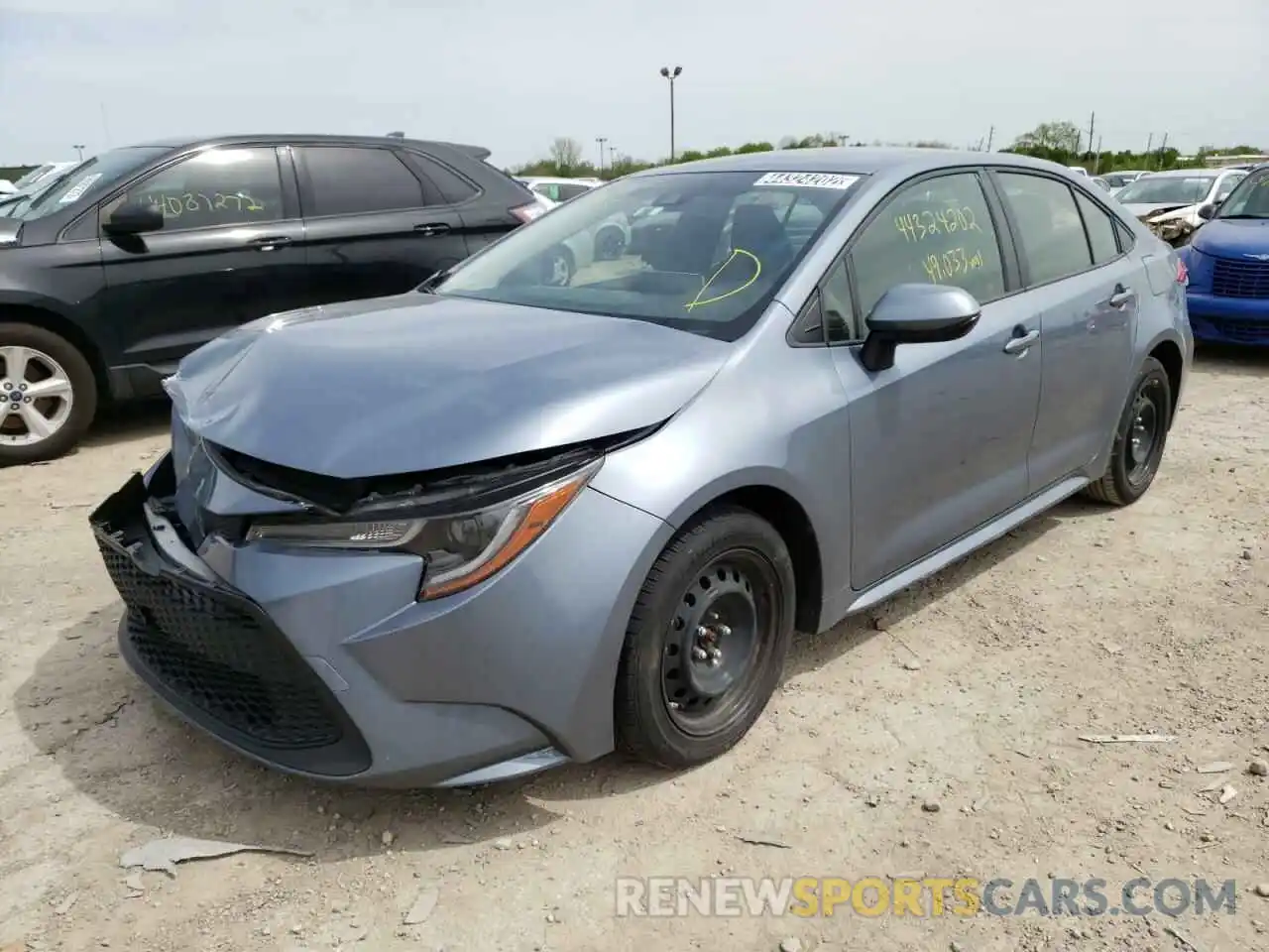 2 Photograph of a damaged car JTDEPRAE7LJ021300 TOYOTA COROLLA 2020