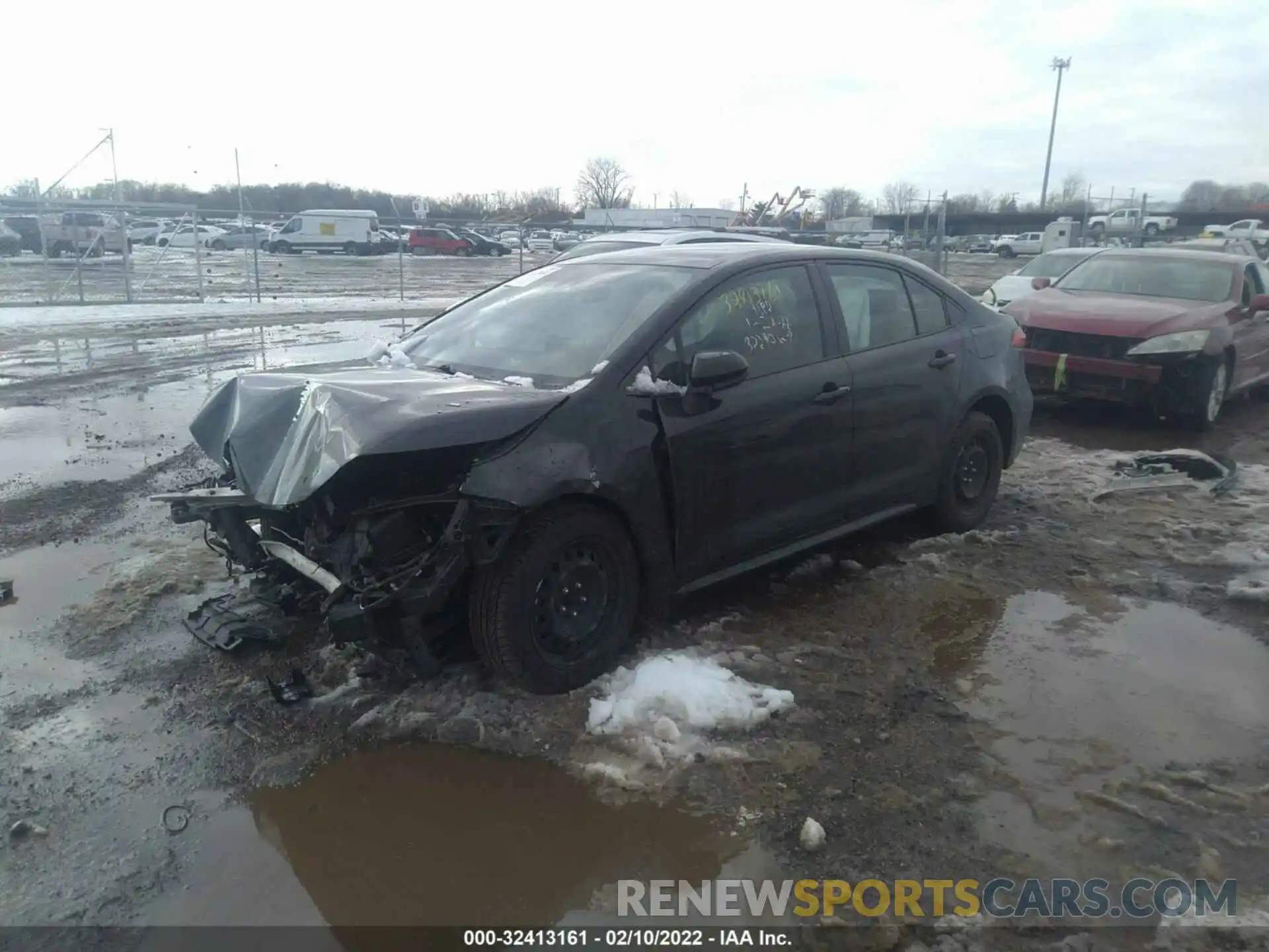 2 Photograph of a damaged car JTDEPRAE7LJ024729 TOYOTA COROLLA 2020