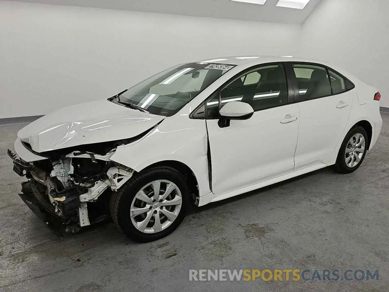 1 Photograph of a damaged car JTDEPRAE7LJ025671 TOYOTA COROLLA 2020
