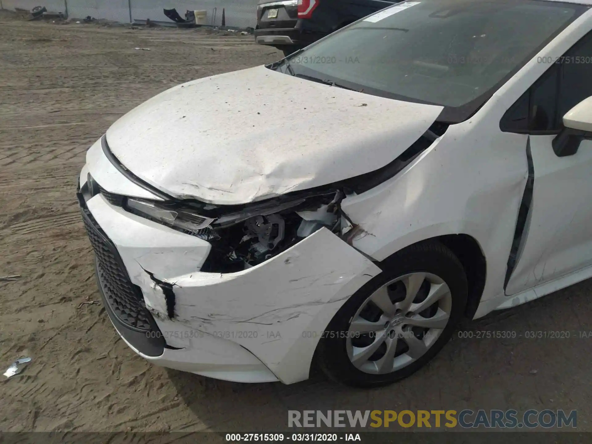 6 Photograph of a damaged car JTDEPRAE7LJ030773 TOYOTA COROLLA 2020