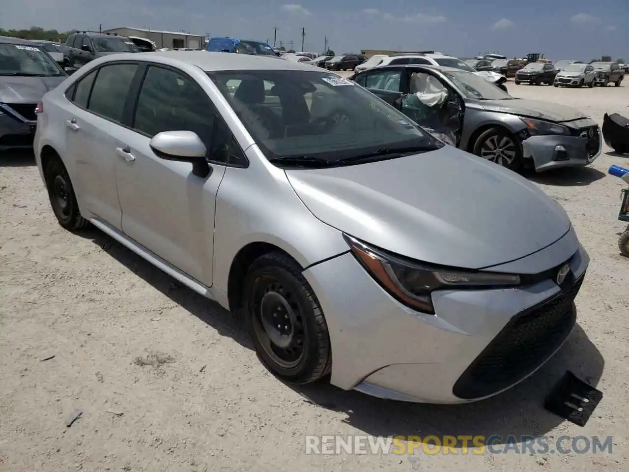 1 Photograph of a damaged car JTDEPRAE7LJ035259 TOYOTA COROLLA 2020