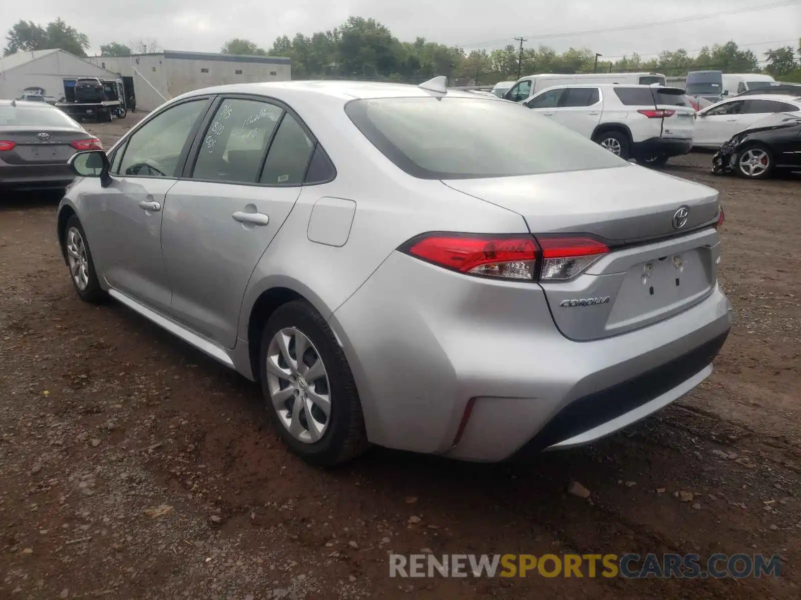 3 Photograph of a damaged car JTDEPRAE7LJ037058 TOYOTA COROLLA 2020