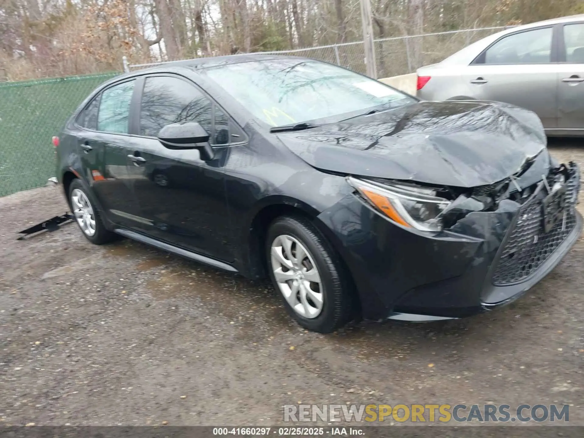 1 Photograph of a damaged car JTDEPRAE7LJ037271 TOYOTA COROLLA 2020