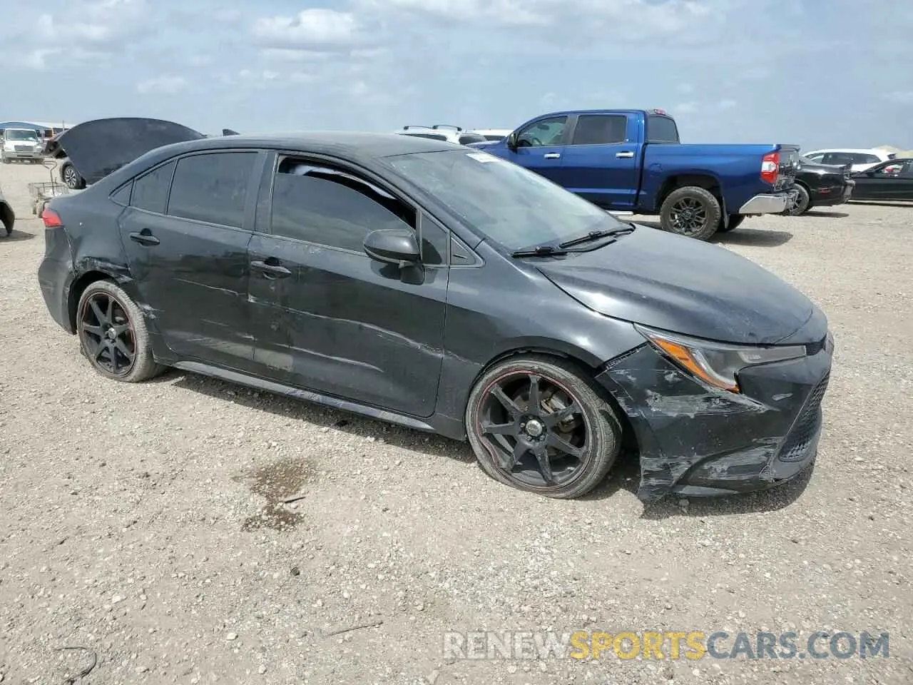 4 Photograph of a damaged car JTDEPRAE7LJ038744 TOYOTA COROLLA 2020
