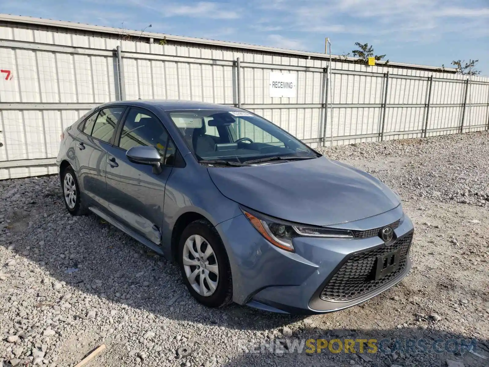 1 Photograph of a damaged car JTDEPRAE7LJ041739 TOYOTA COROLLA 2020