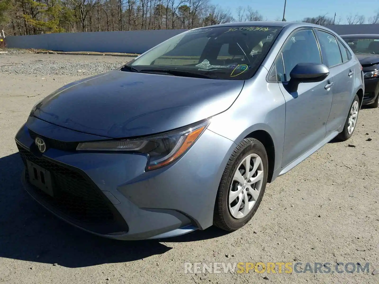 2 Photograph of a damaged car JTDEPRAE7LJ041949 TOYOTA COROLLA 2020