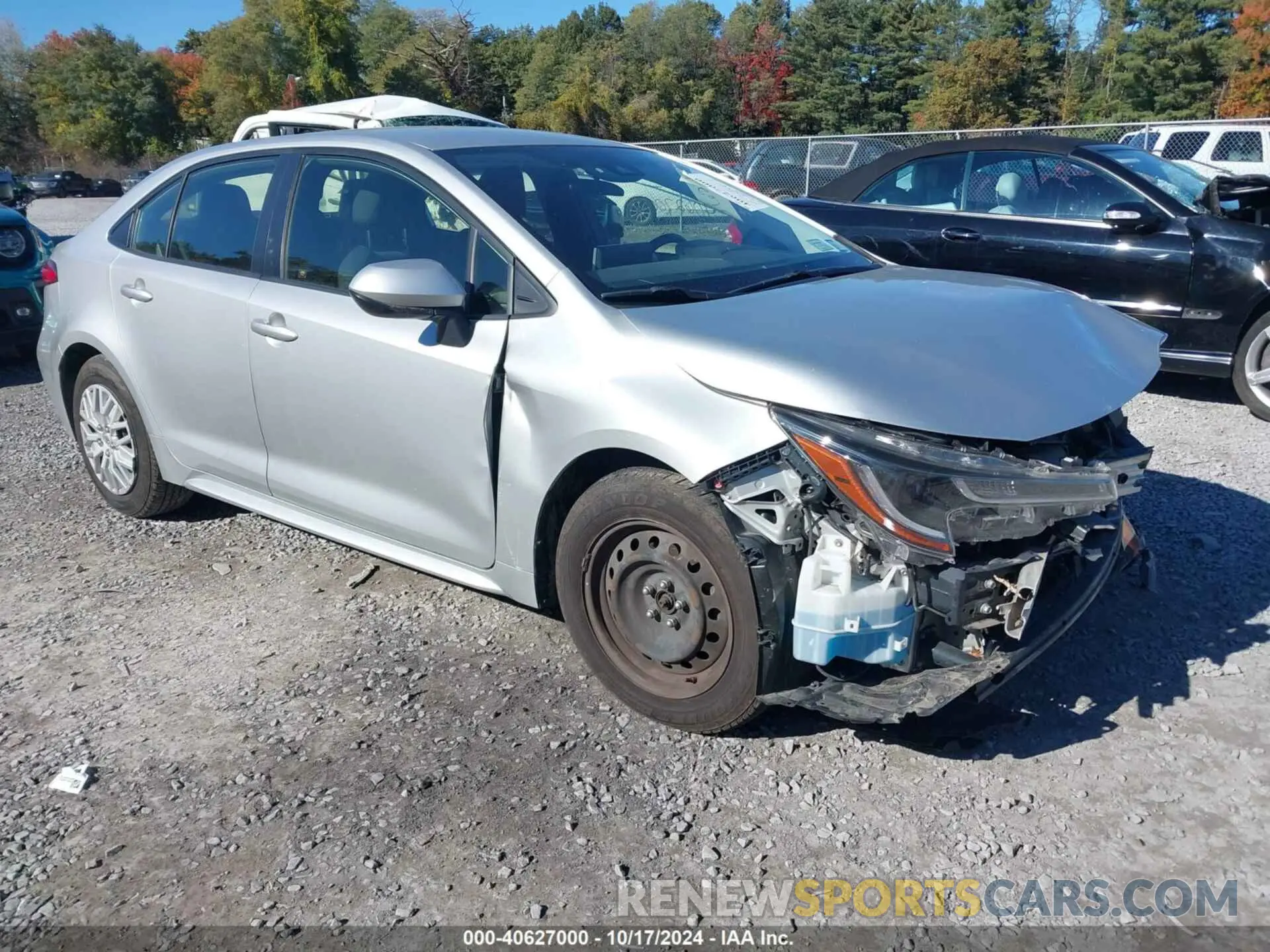 1 Photograph of a damaged car JTDEPRAE7LJ043345 TOYOTA COROLLA 2020