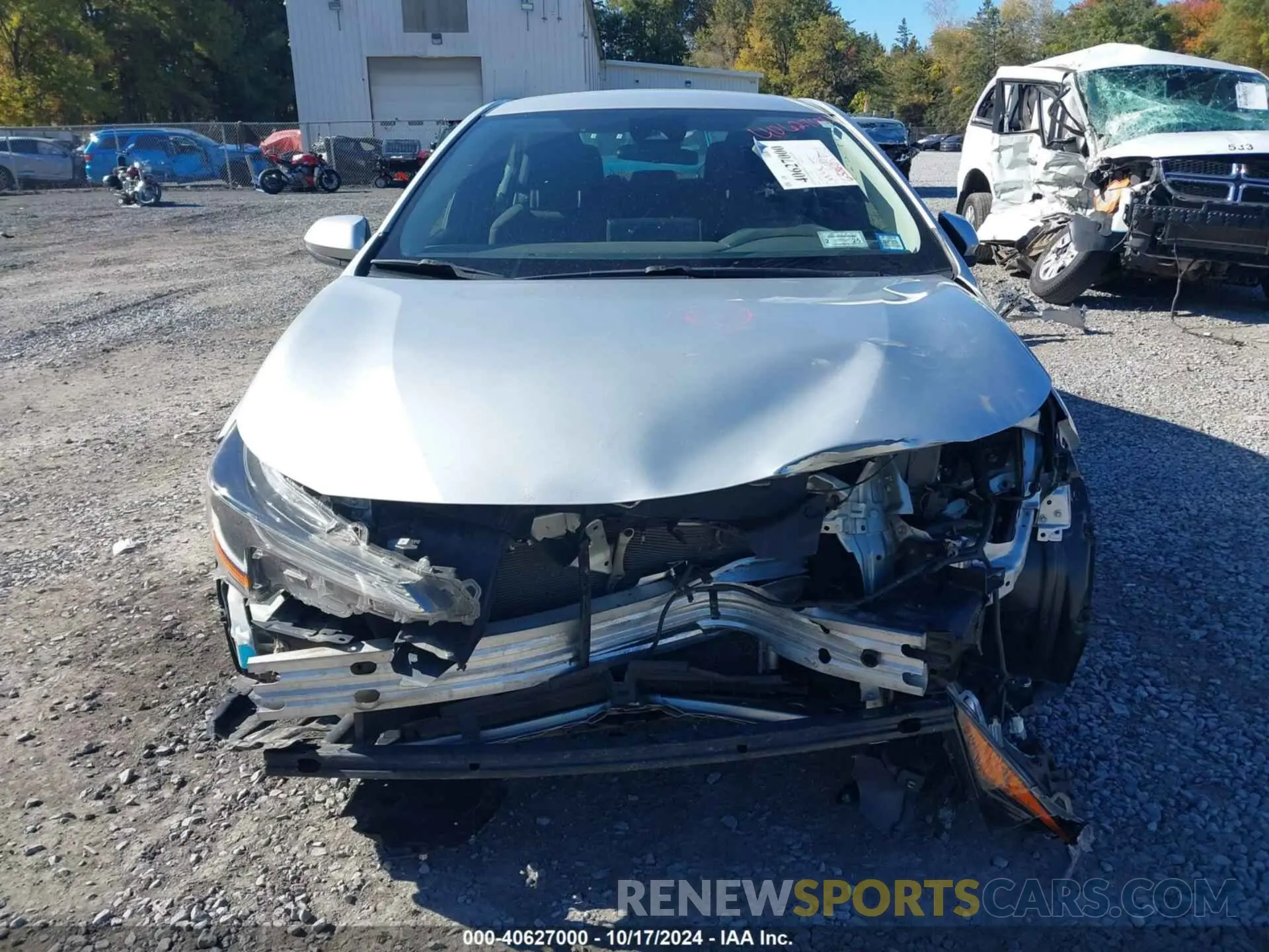 12 Photograph of a damaged car JTDEPRAE7LJ043345 TOYOTA COROLLA 2020
