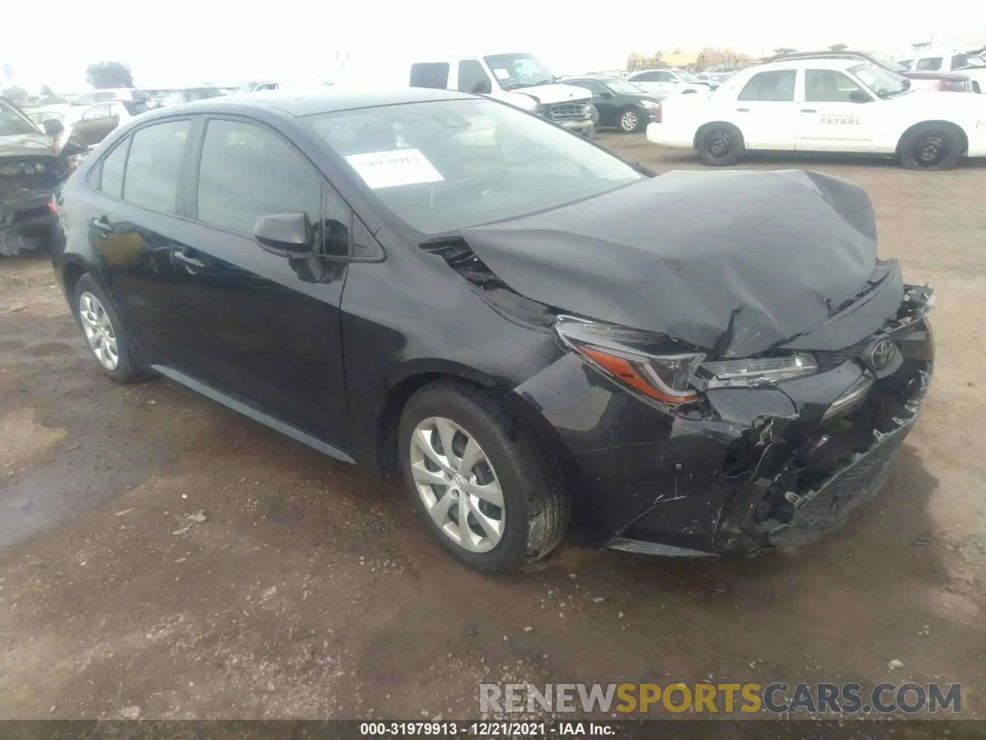 1 Photograph of a damaged car JTDEPRAE7LJ044012 TOYOTA COROLLA 2020