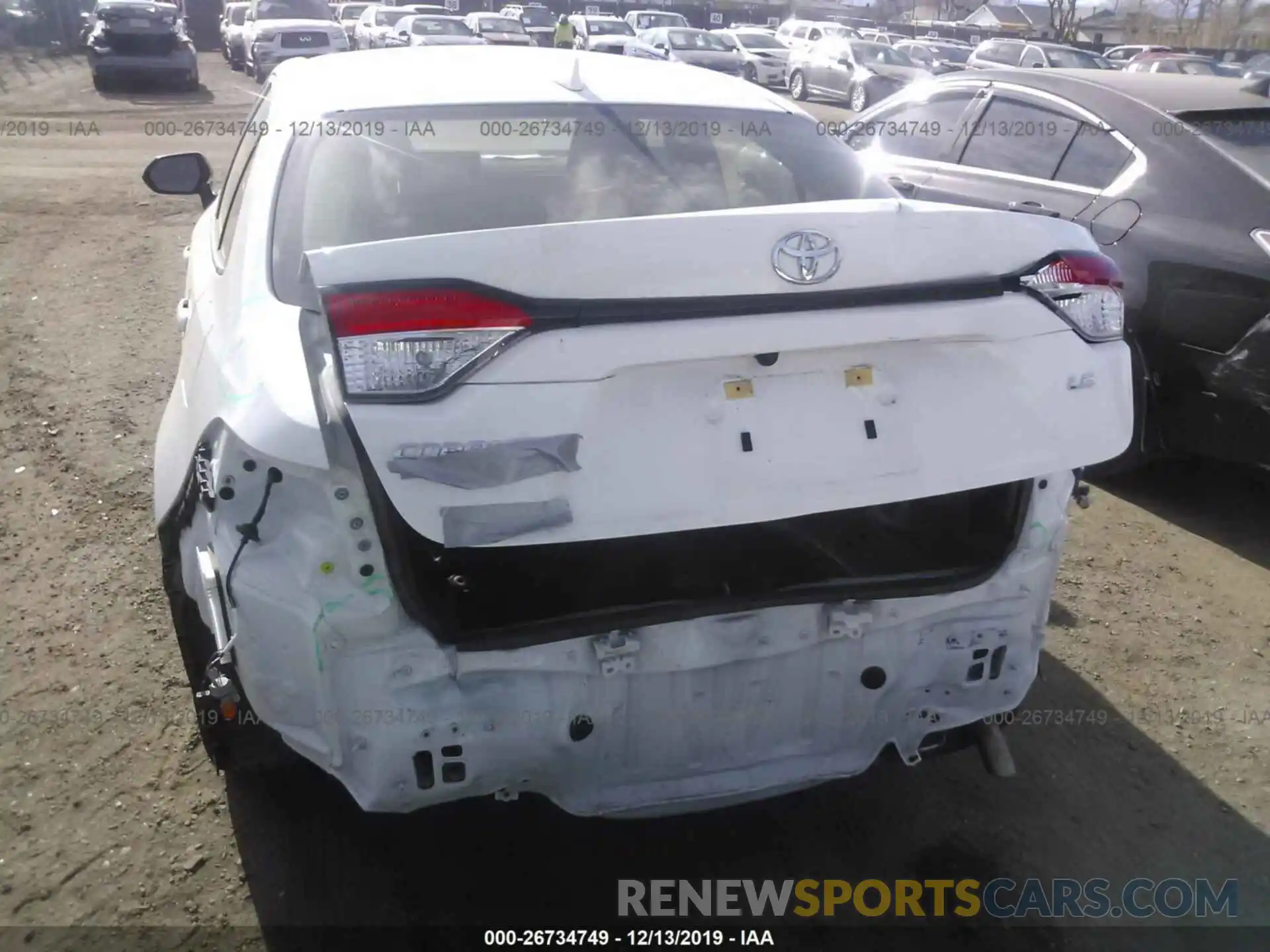 6 Photograph of a damaged car JTDEPRAE7LJ046164 TOYOTA COROLLA 2020