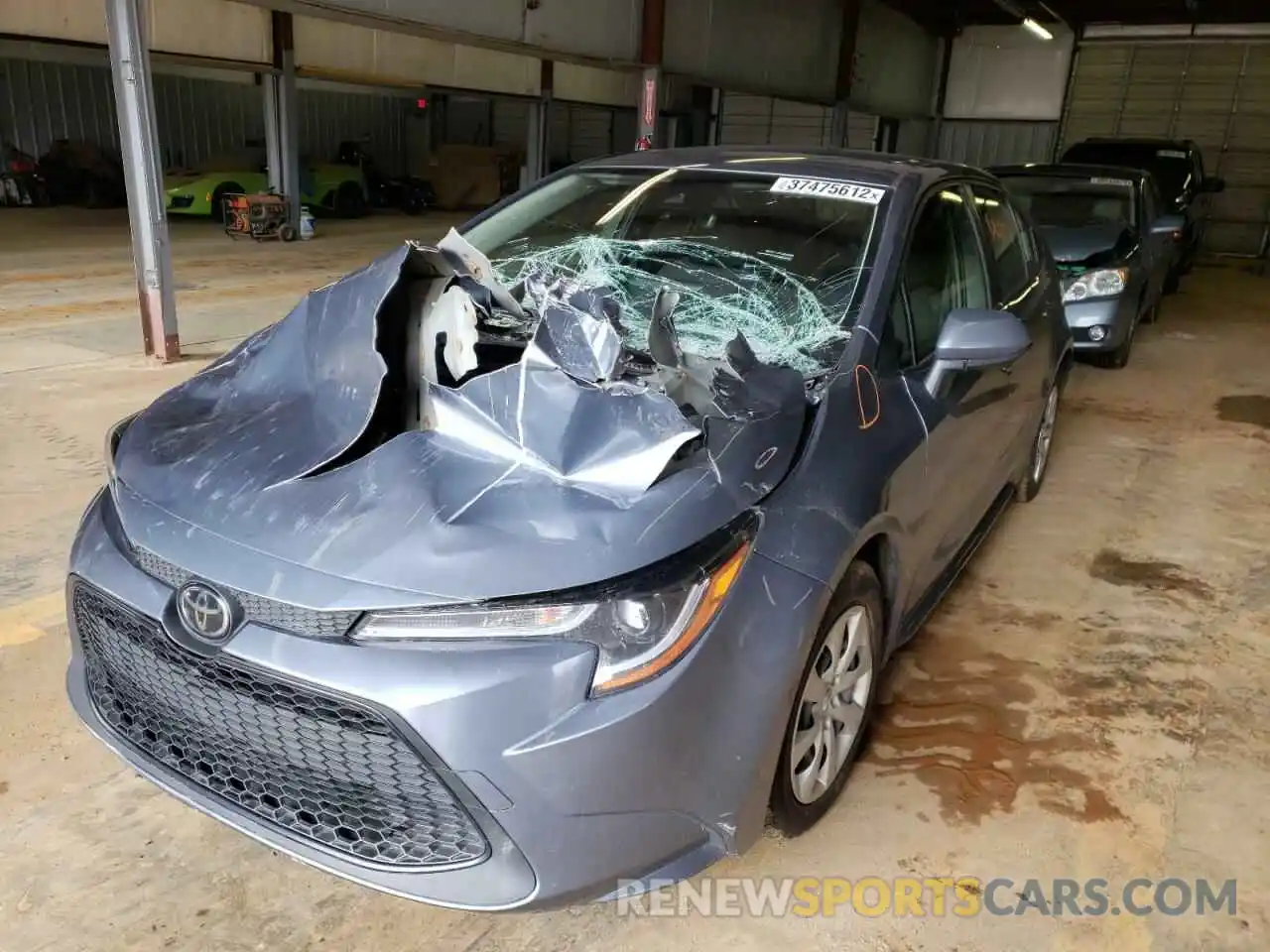 9 Photograph of a damaged car JTDEPRAE7LJ047184 TOYOTA COROLLA 2020