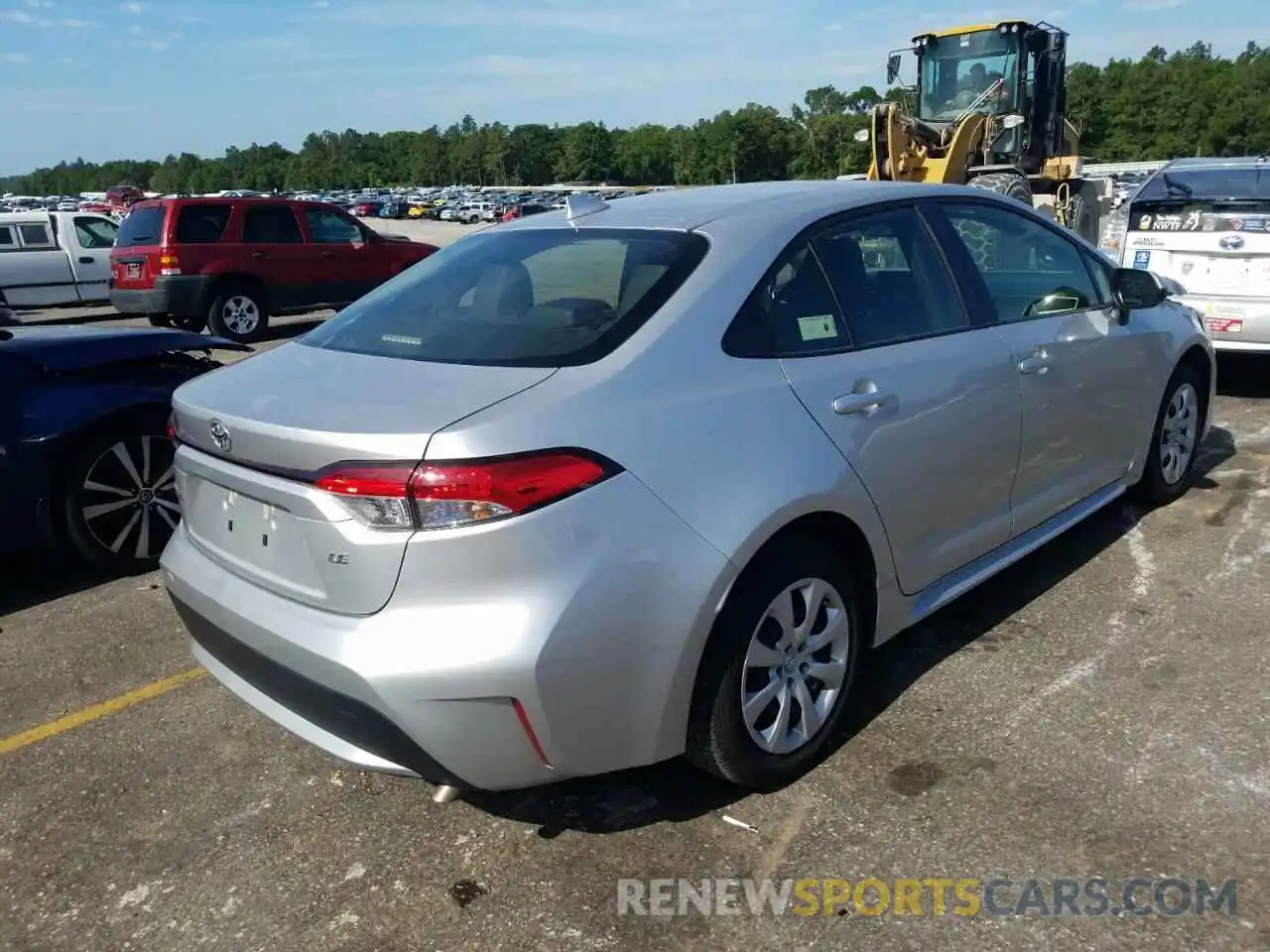 4 Photograph of a damaged car JTDEPRAE7LJ052160 TOYOTA COROLLA 2020