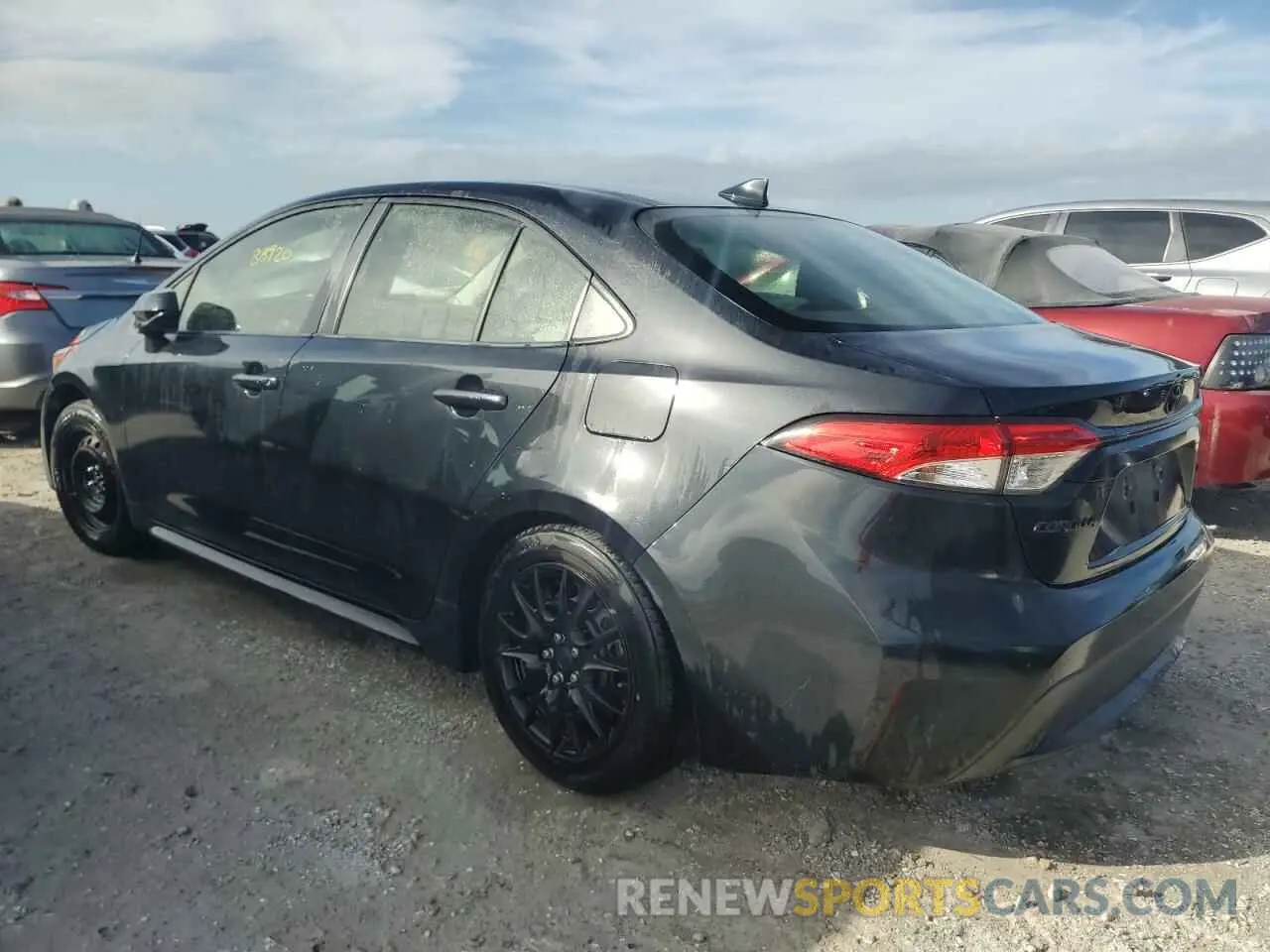 2 Photograph of a damaged car JTDEPRAE7LJ052627 TOYOTA COROLLA 2020