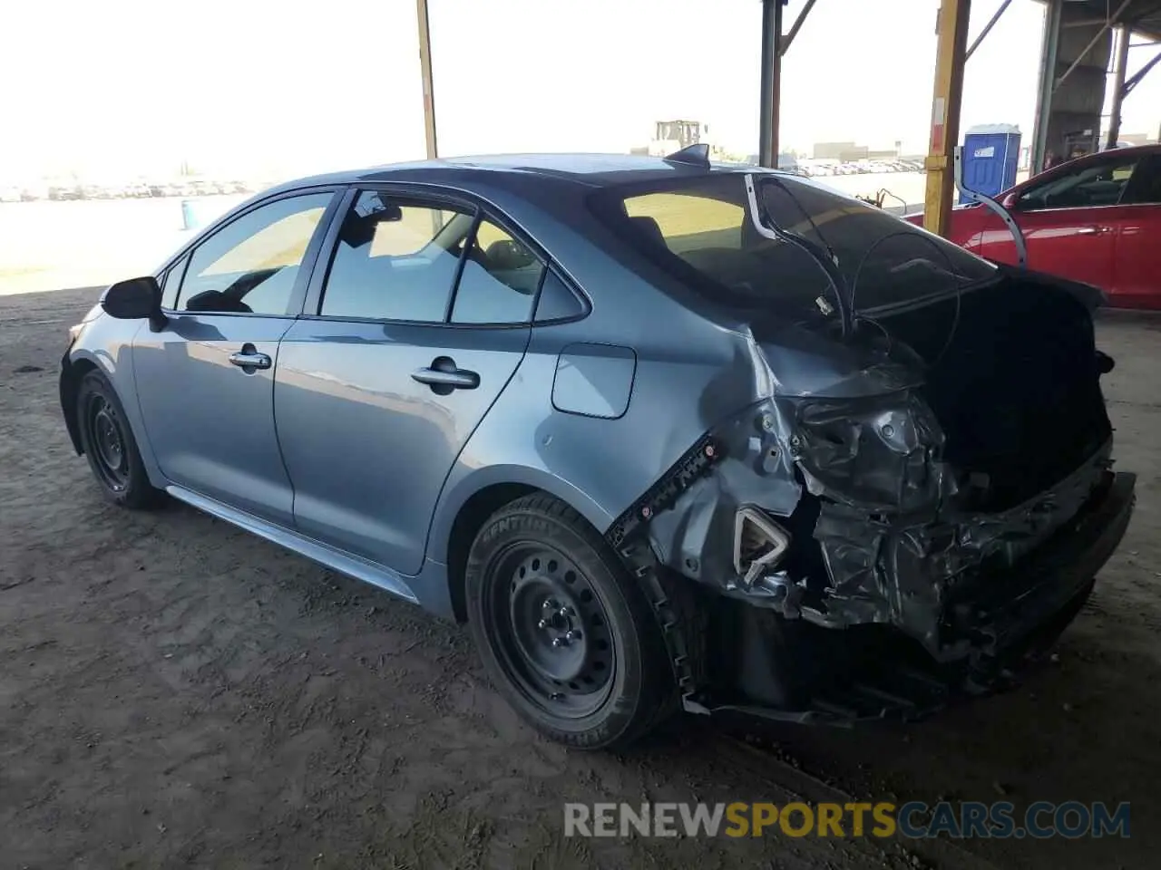 2 Photograph of a damaged car JTDEPRAE7LJ052918 TOYOTA COROLLA 2020