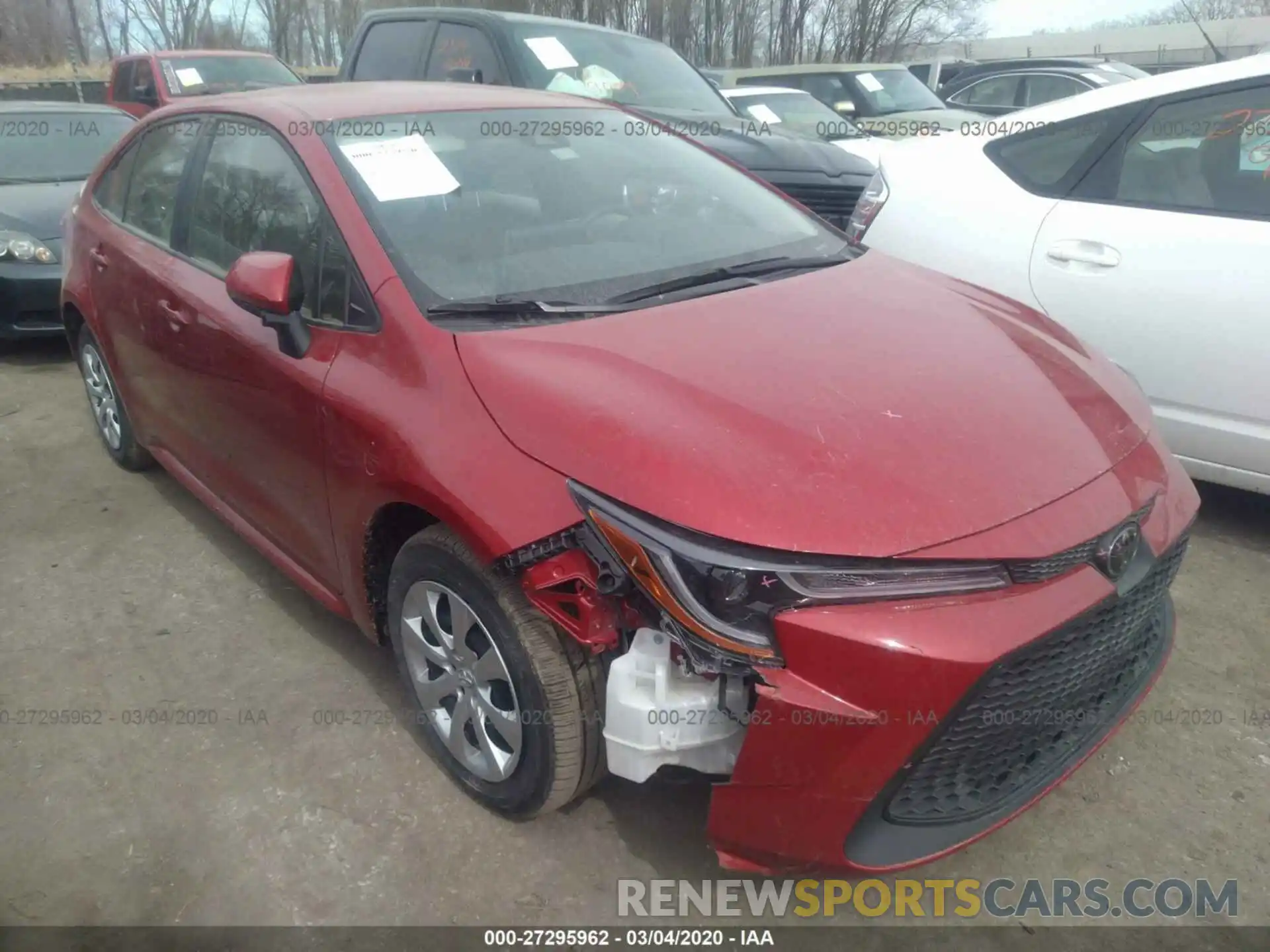 6 Photograph of a damaged car JTDEPRAE7LJ053020 TOYOTA COROLLA 2020