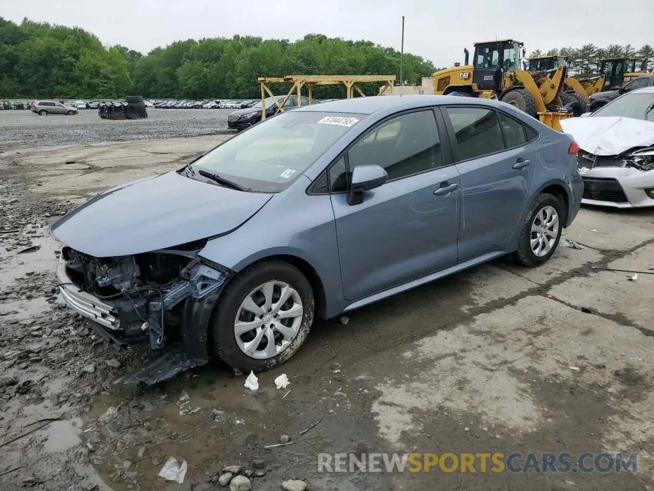 1 Photograph of a damaged car JTDEPRAE7LJ055141 TOYOTA COROLLA 2020