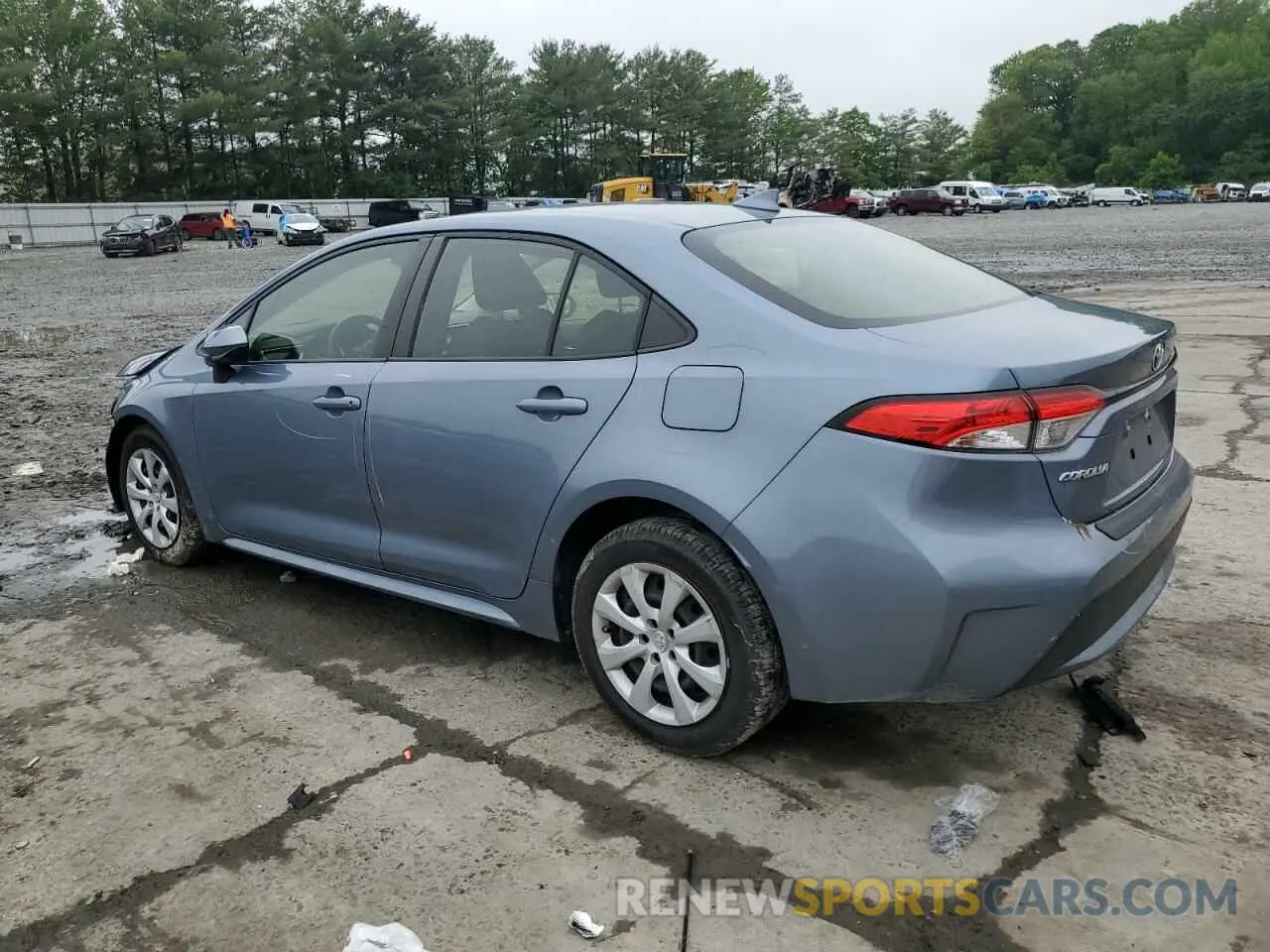 2 Photograph of a damaged car JTDEPRAE7LJ055141 TOYOTA COROLLA 2020