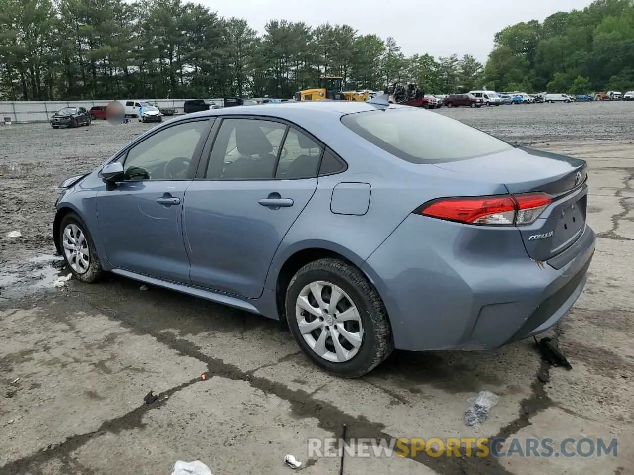 3 Photograph of a damaged car JTDEPRAE7LJ055141 TOYOTA COROLLA 2020