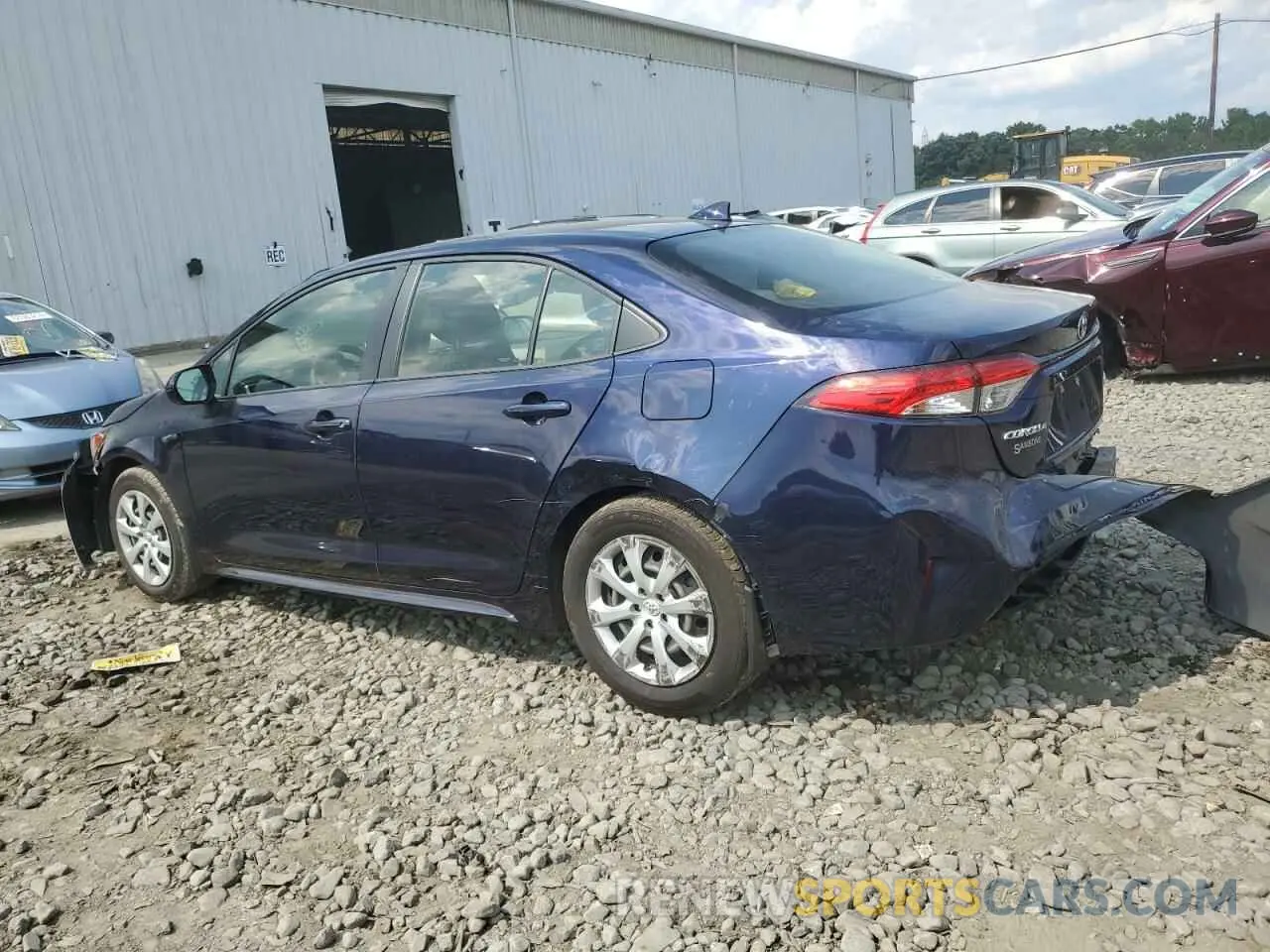 2 Photograph of a damaged car JTDEPRAE7LJ058685 TOYOTA COROLLA 2020
