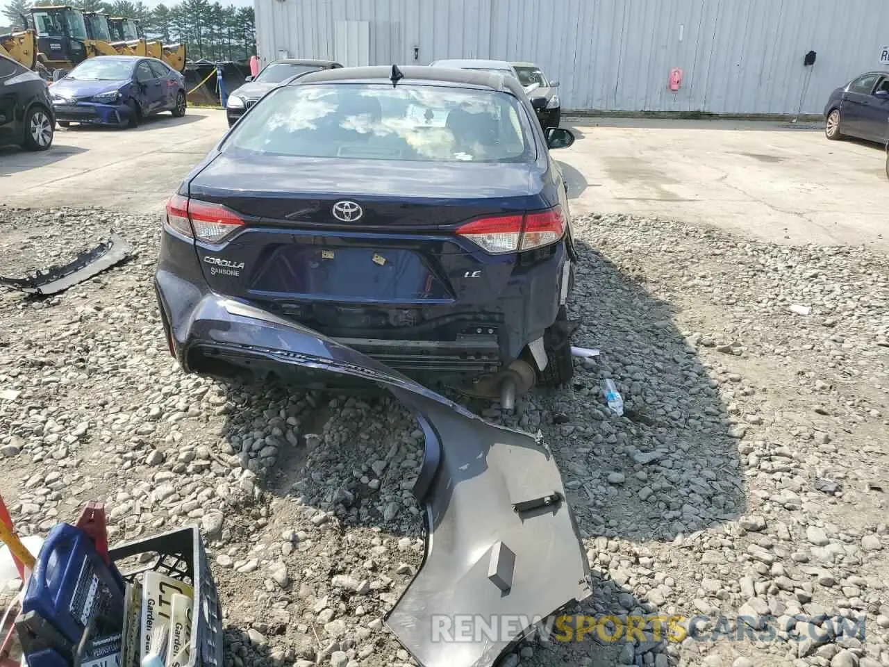 6 Photograph of a damaged car JTDEPRAE7LJ058685 TOYOTA COROLLA 2020