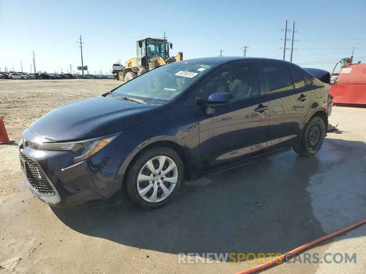 1 Photograph of a damaged car JTDEPRAE7LJ060937 TOYOTA COROLLA 2020