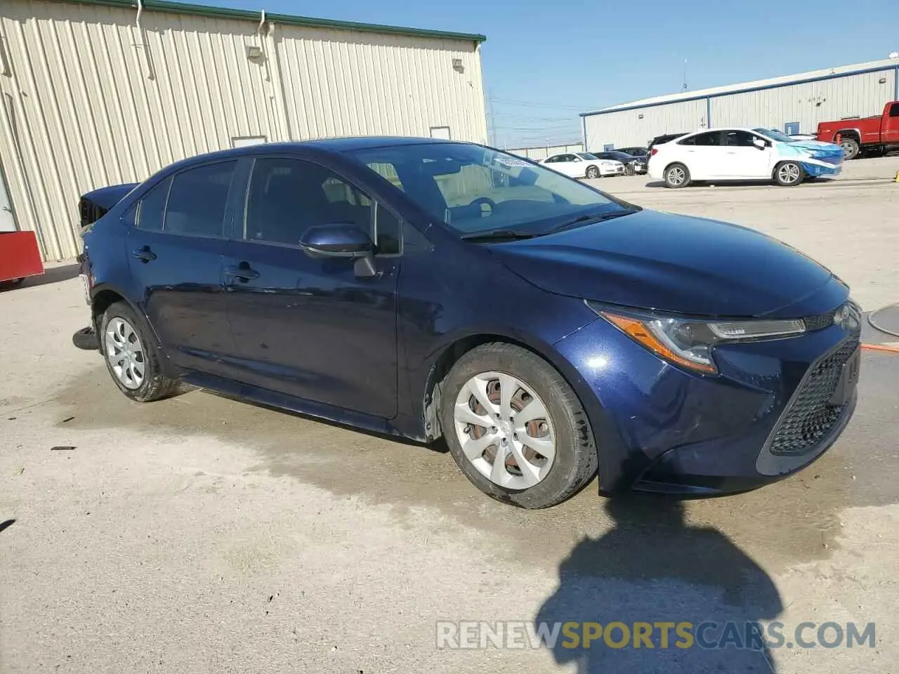 4 Photograph of a damaged car JTDEPRAE7LJ060937 TOYOTA COROLLA 2020